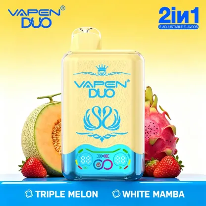 VAPEN DUO 40,000 Puffs – Potrójny Melon & Biała Mamba
