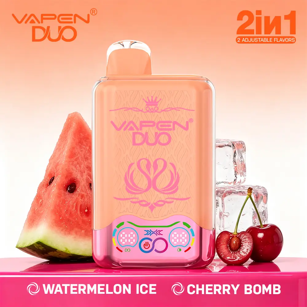 VAPEN DUO 40,000 Puffs –  Arbuzowy Lód & Wiśniowa Bomba