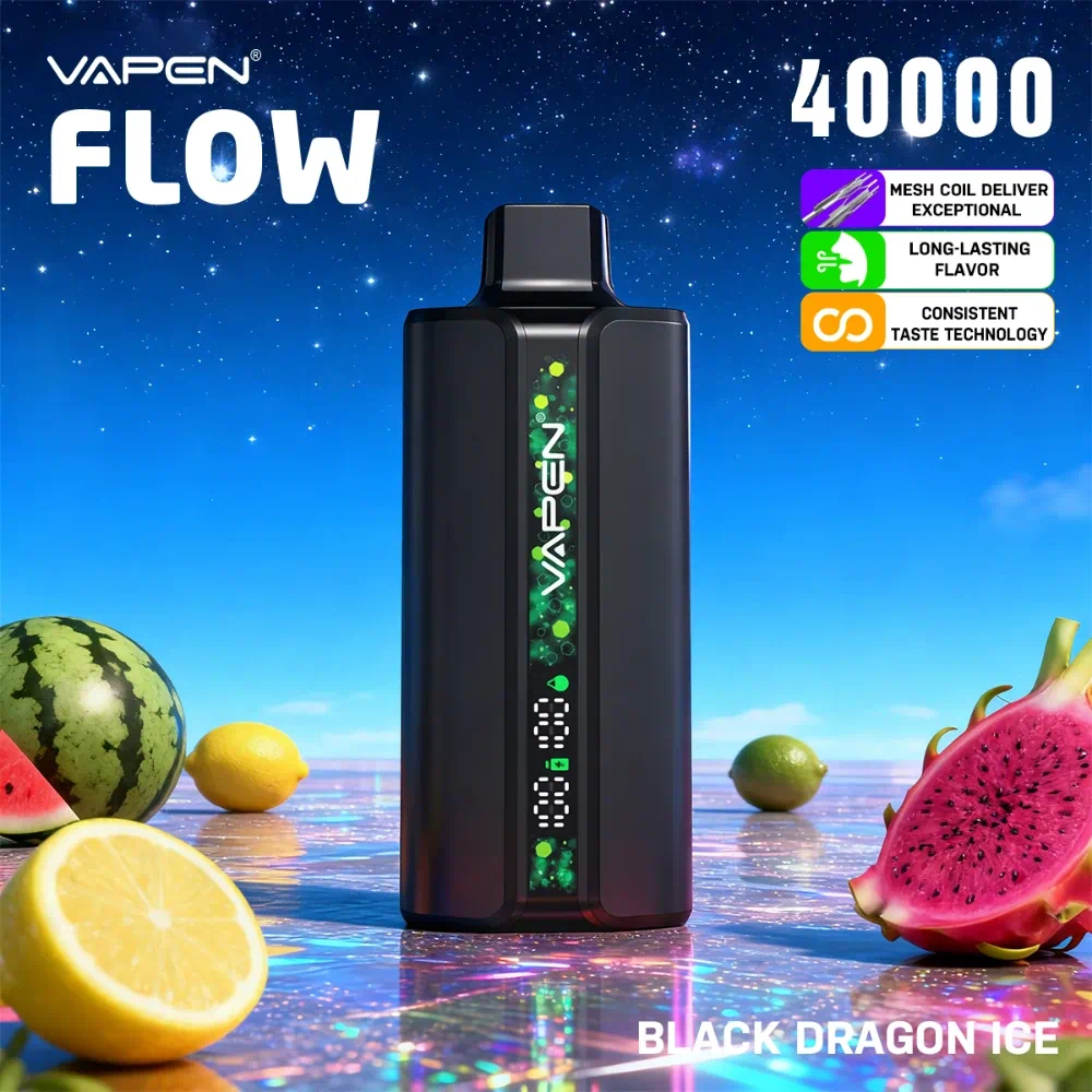 VAPEN FLOW 40,000 Puffs – Black Dragon Ice