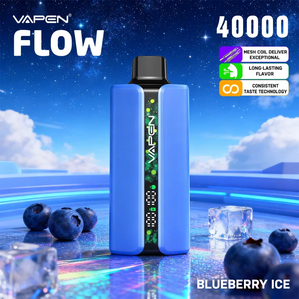 VAPEN FLOW 40,000 Puffs – Jagodowy Lód