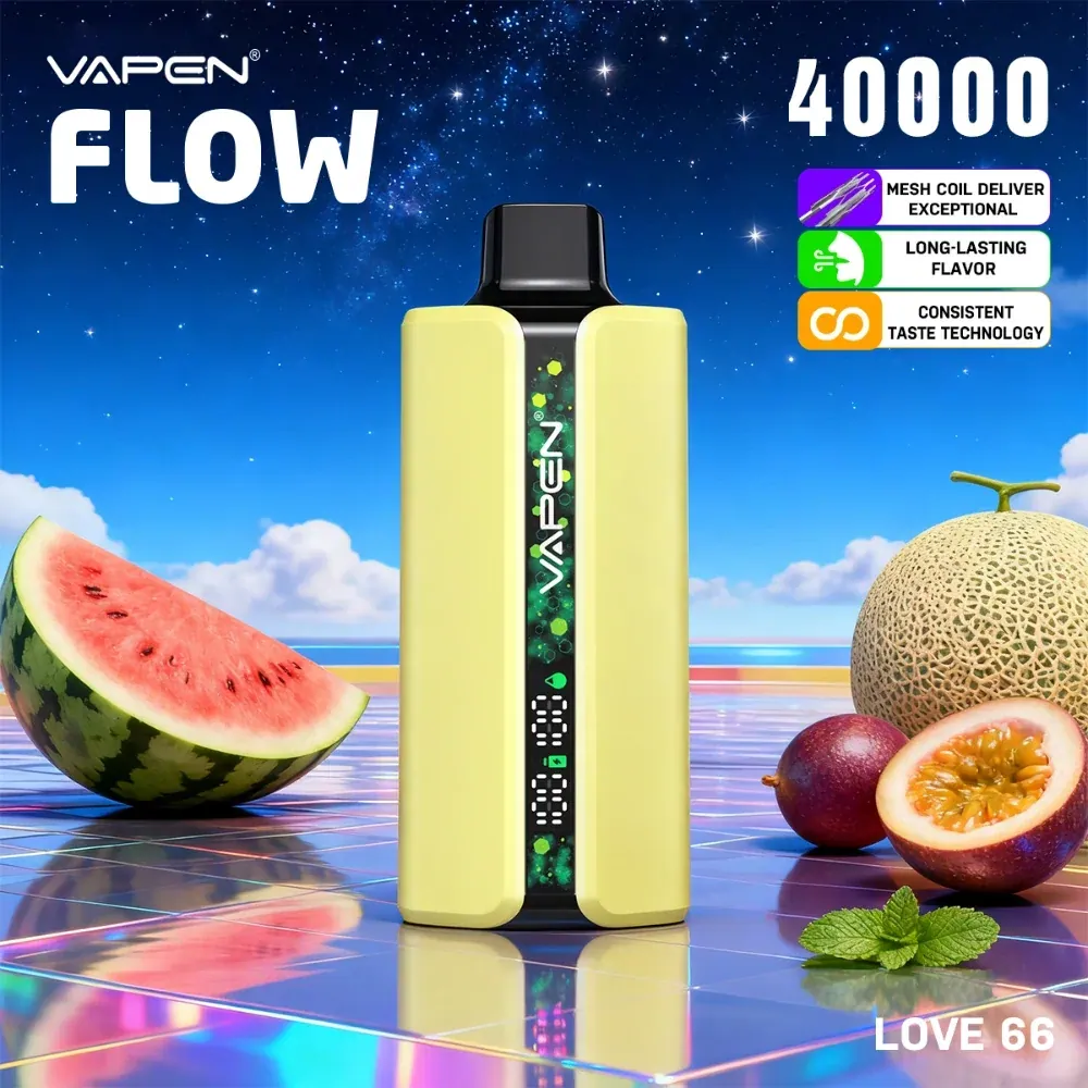 VAPEN FLOW 40,000 Puffs –  Love 66