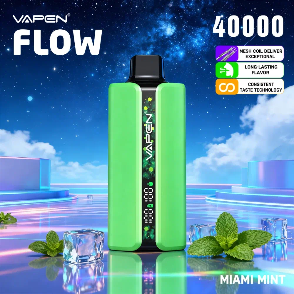 VAPEN FLOW 40,000 Puffs –  Miami mięta