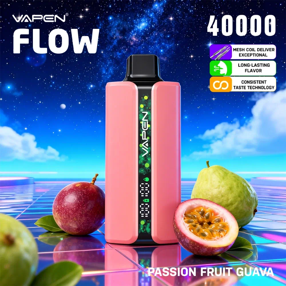 VAPEN FLOW 40,000 Puffs –  Marakuja guawa