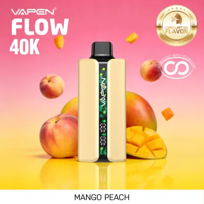 VAPEN FLOW 40,000 Puffs –  Mango brzoskwinia