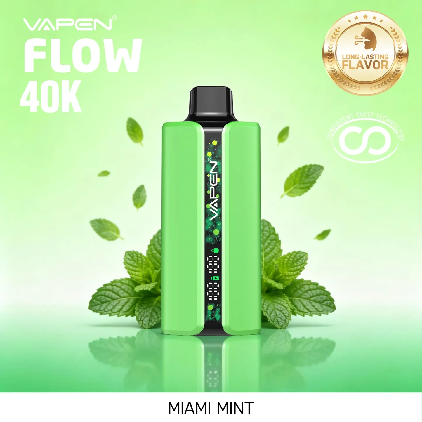 VAPEN FLOW 40,000 Puffs –  Miami mięta