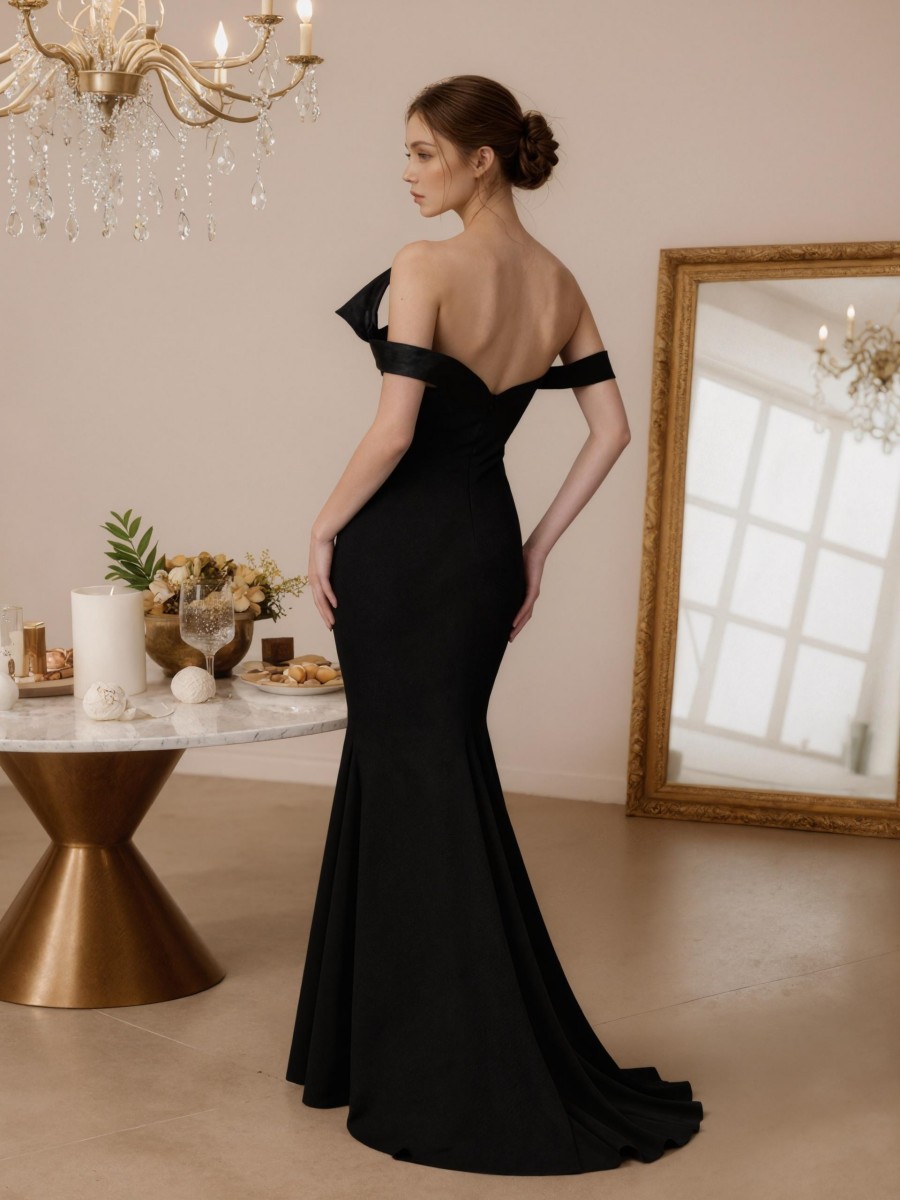 Sheath One-Shoulder Satin Floor-Length 3D Floral Accent Formal Evening Gown