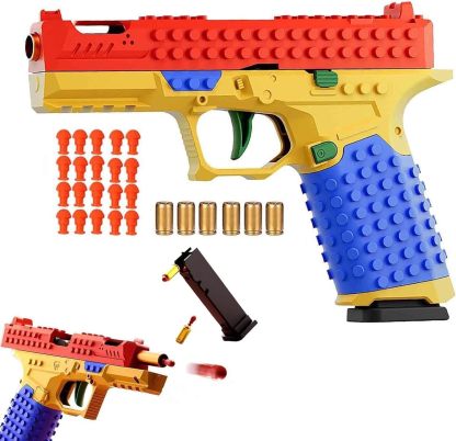 Tactical DIY Building Block Handle Set, Funny DIY Building Blocks Kit ！