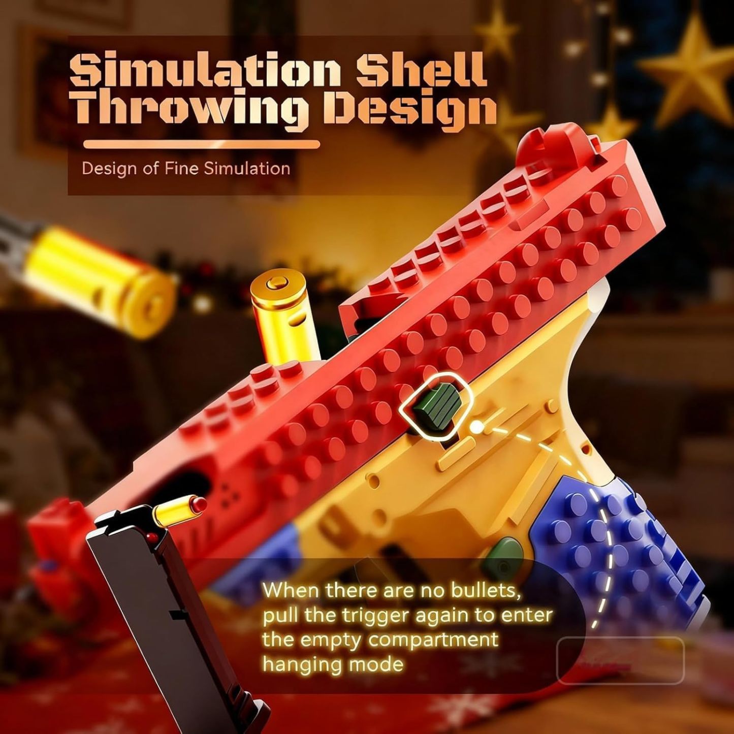 Tactical DIY Building Block Handle Set, Funny DIY Building Blocks Kit ！