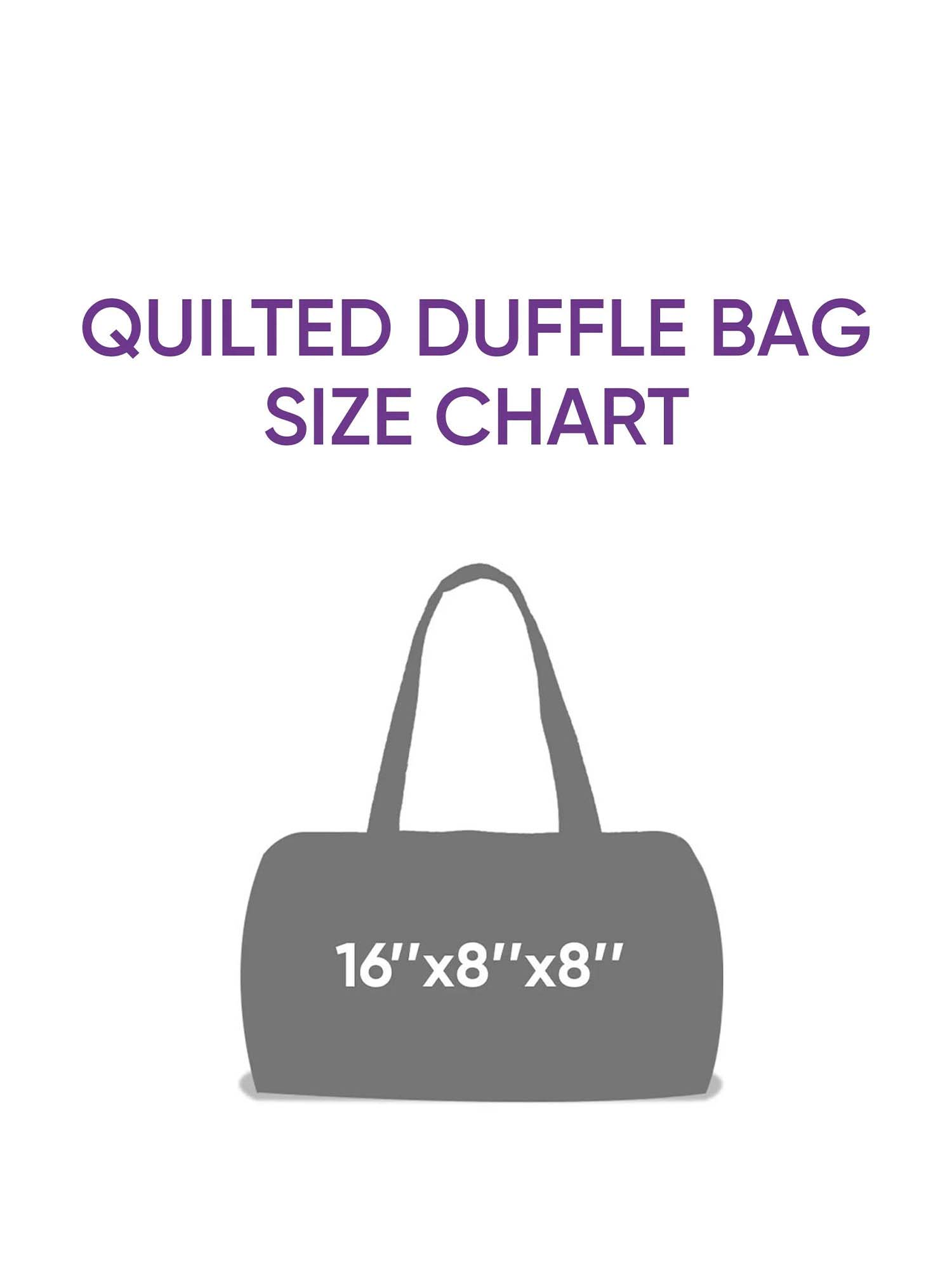 Strawberry Blossom Quilted Weekender Bag With Trolley Sleeve