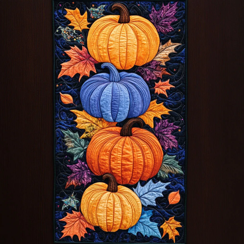 Autumnal Array Quilted Table Runner