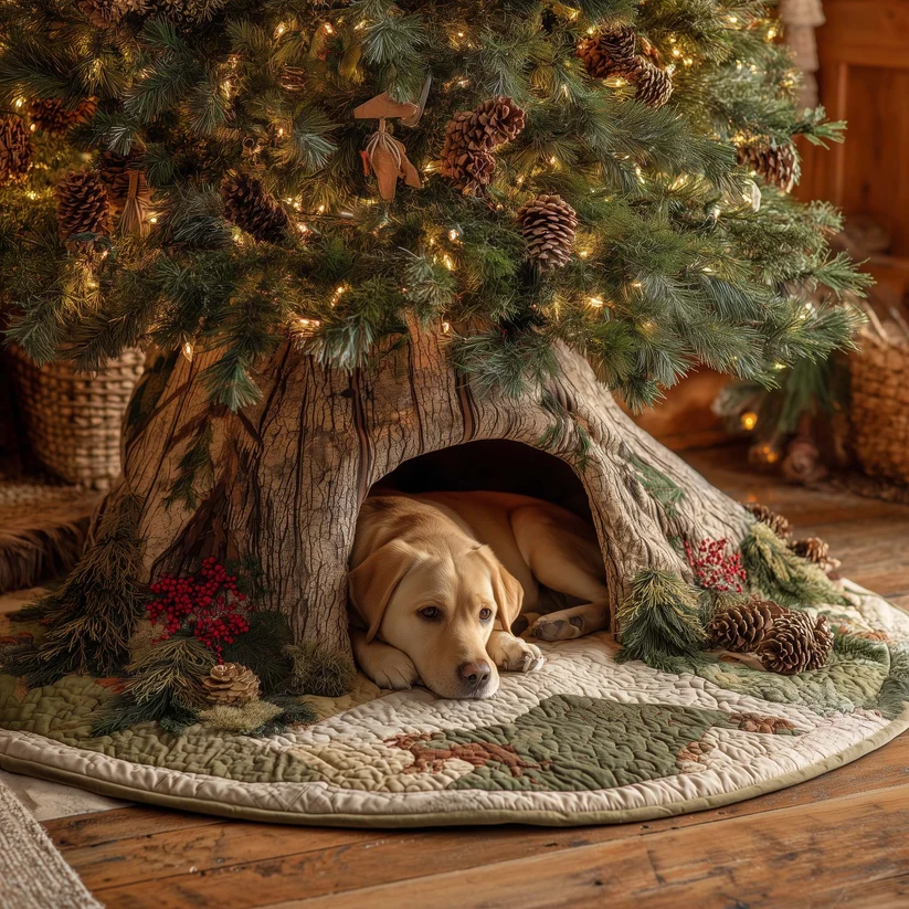 Labrador Retriever Quilted Tree Skirt