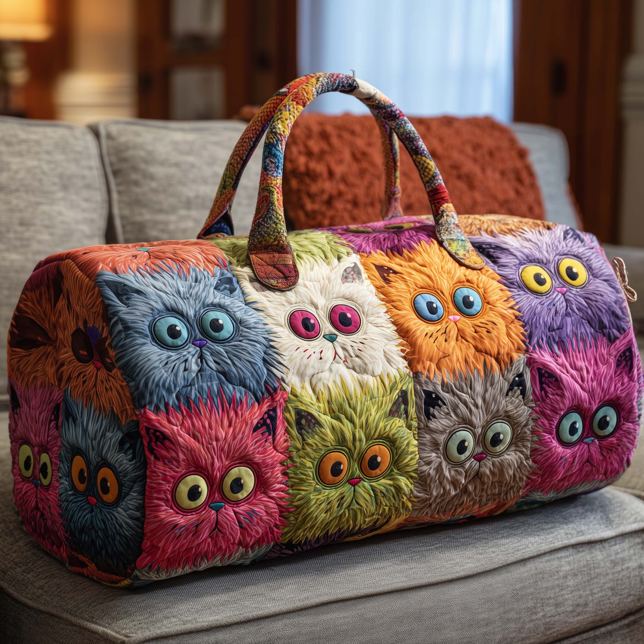 Catitude Quilted Duffle Bag GFTOTP16806