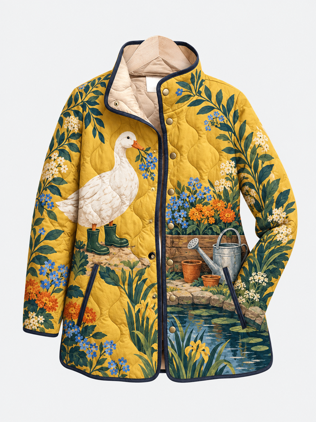 Goose Garden Harvest Quilted Jacket