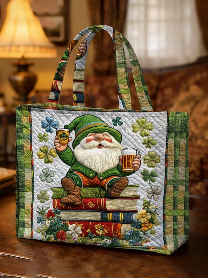 Saint Patrick's Day Irish Quilted Bag