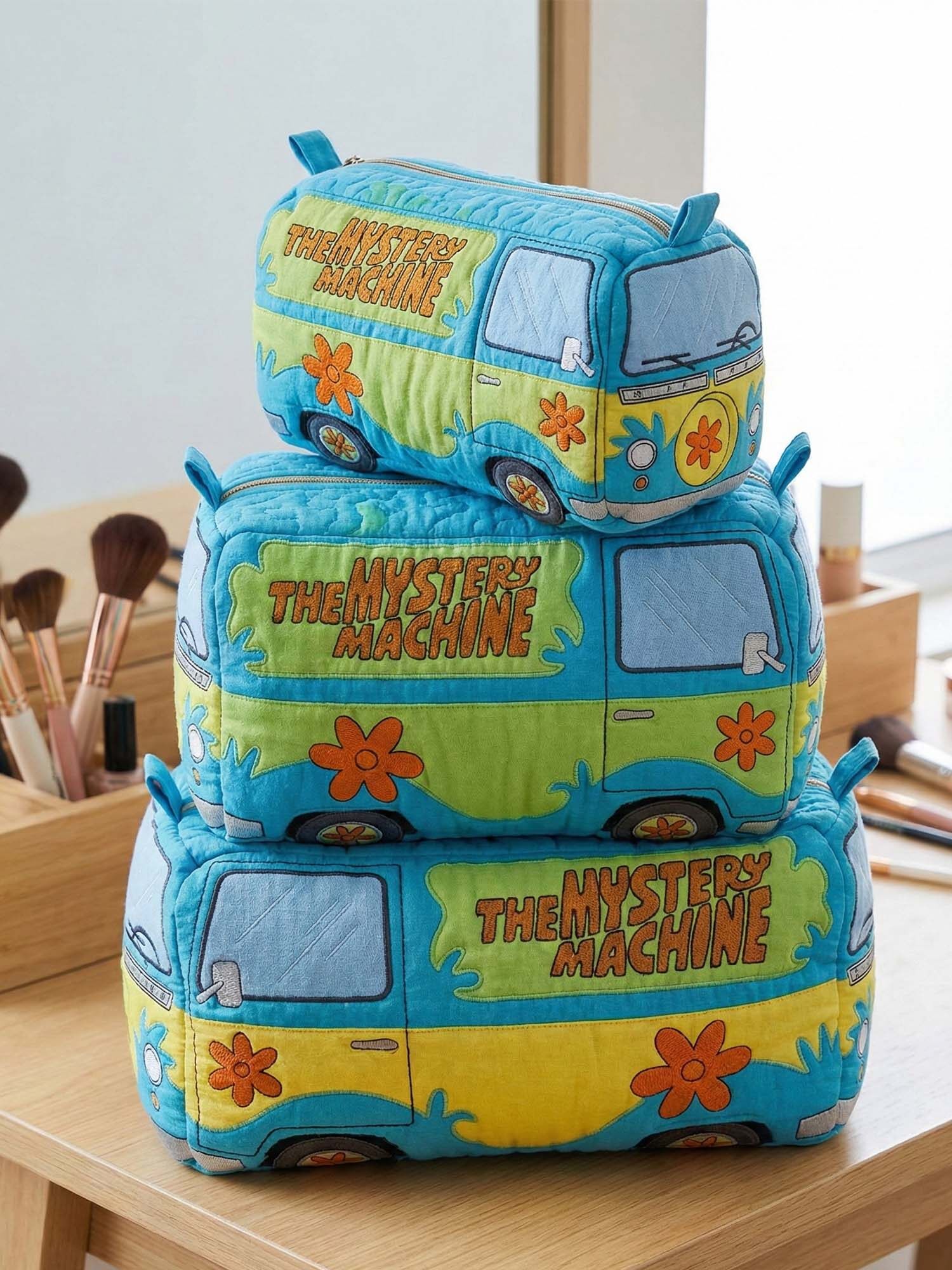 Hippie Van Quilted Cosmetic Bag