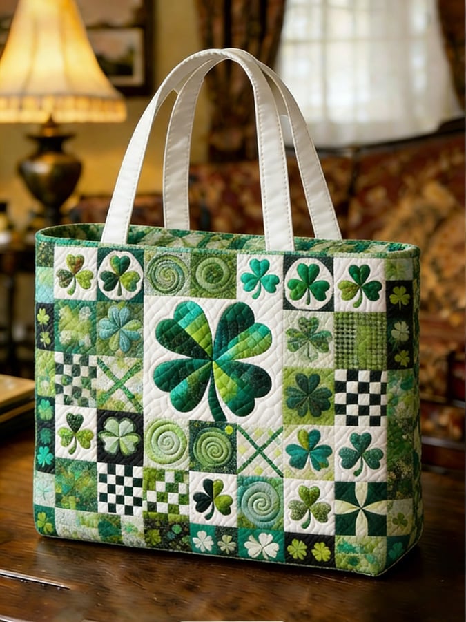 Saint Patrick's Day Irish Quilted Bag