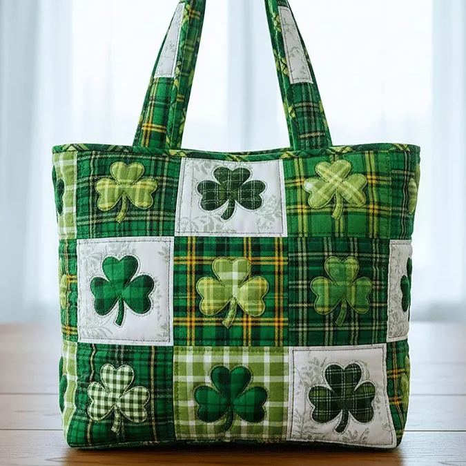 Saint Patrick's Day Quilted Bag