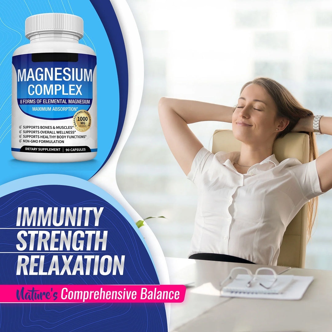 Magnesium Complex 8-in-1 – Energy, Sleep & Recovery Support - 1000 mg