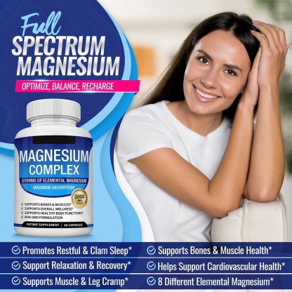 Magnesium Complex 8-in-1 – Energy, Sleep & Recovery Support - 1000 mg