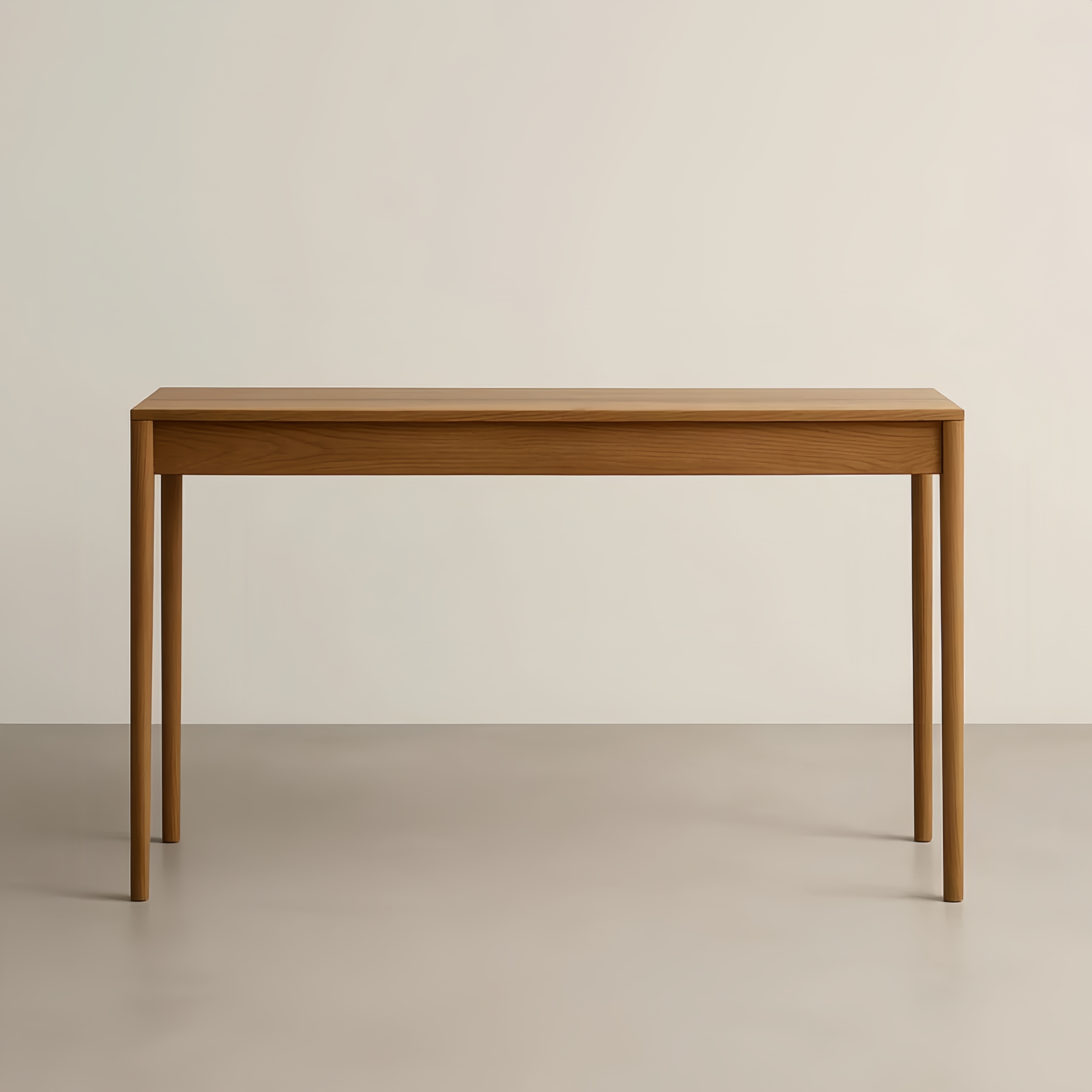 Tavolo Rettangolare in Legno di Rovere 140x40x75 cm