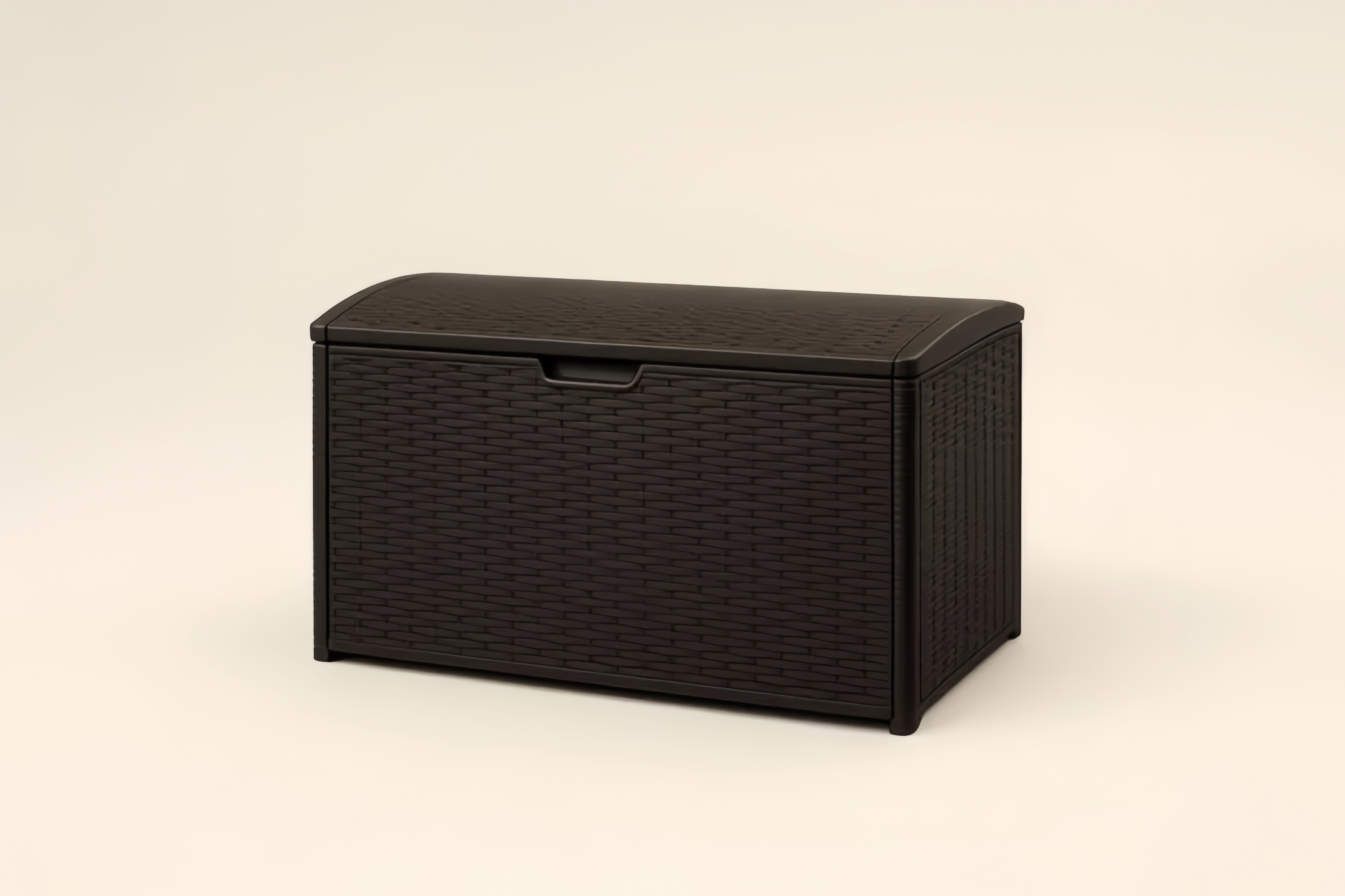 Cassapanca Contenitore in Polipropilene Marrone 120x45x60 cm(Lu×L×H)