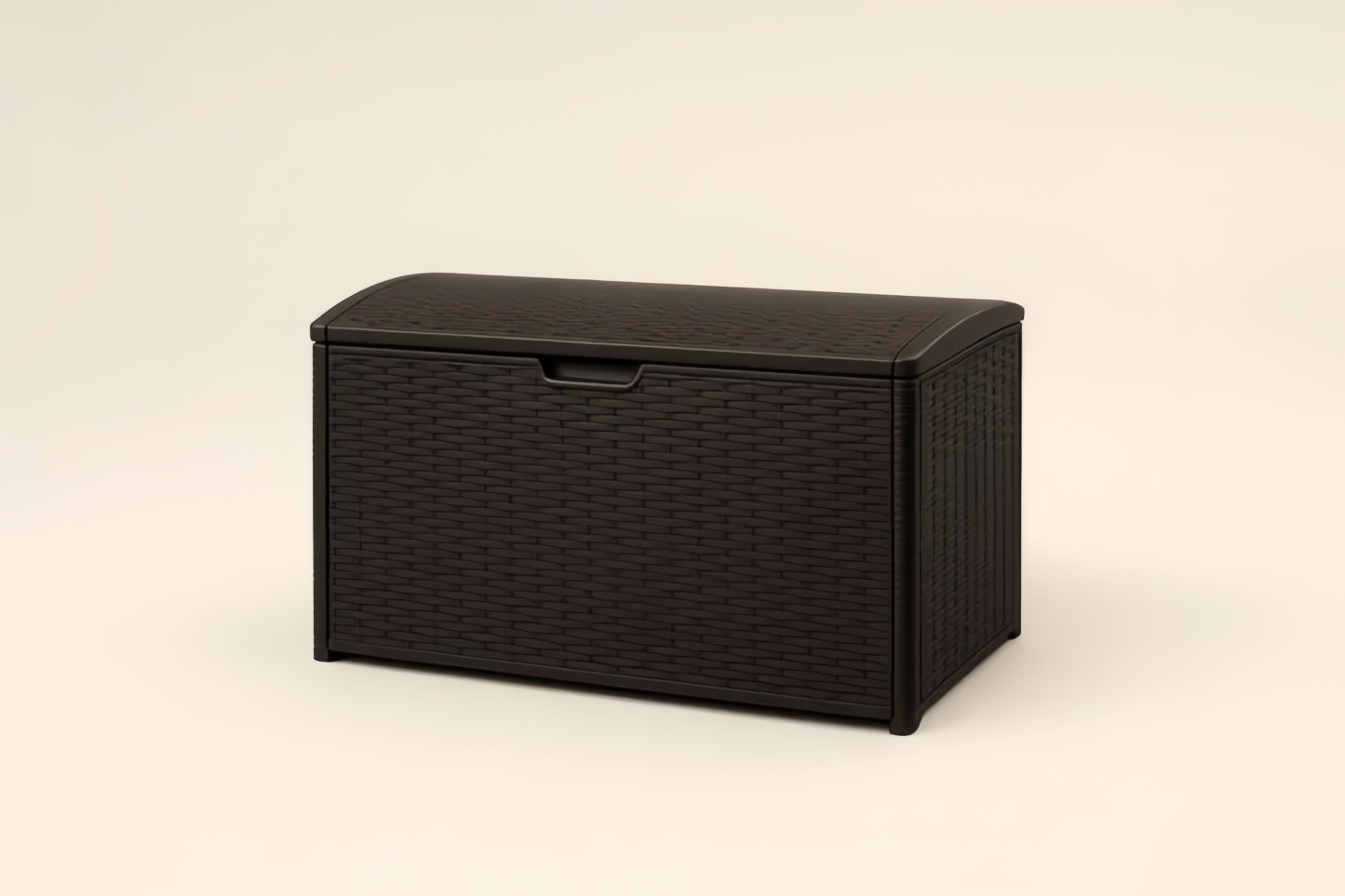 Cassapanca Contenitore in Polipropilene Marrone 120x45x60 cm(Lu×L×H)