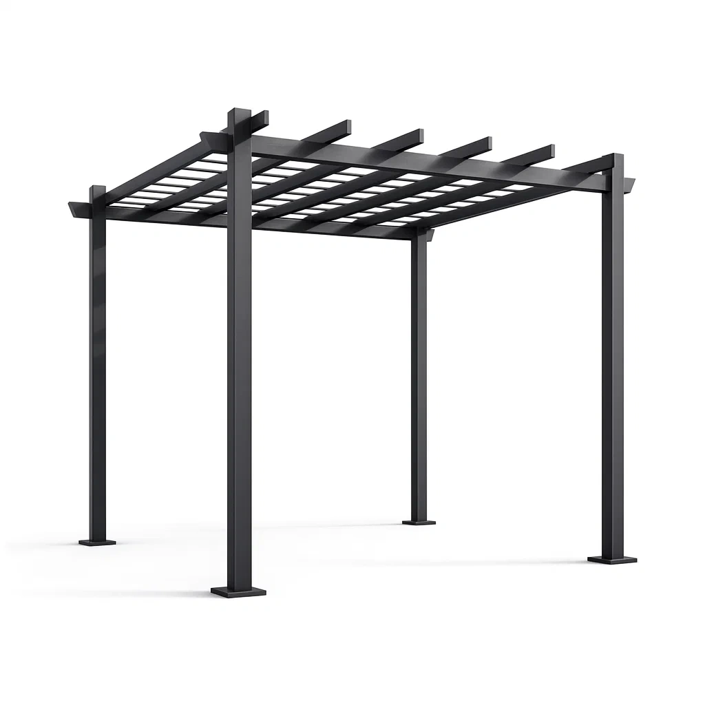 Pergola en métal noir-MOBETTE