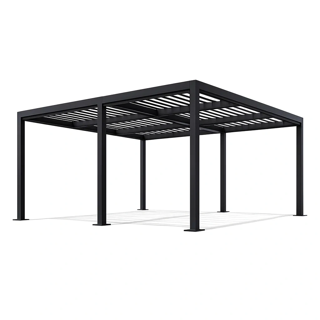 Pergola en aluminium 500x350x250 cm anthracite-MOBETTE