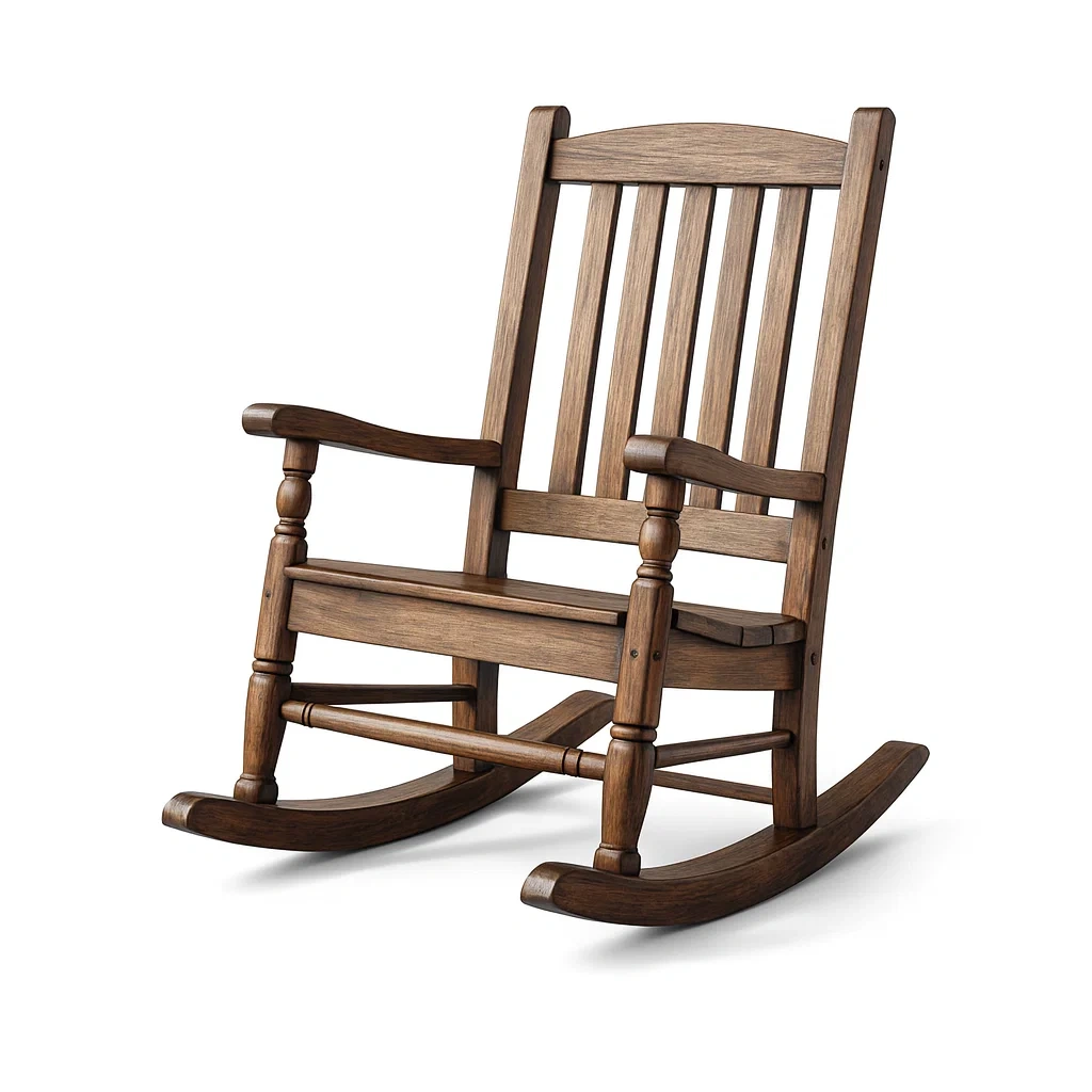 Rocking-chair en bois massif chêne-MOBETTE