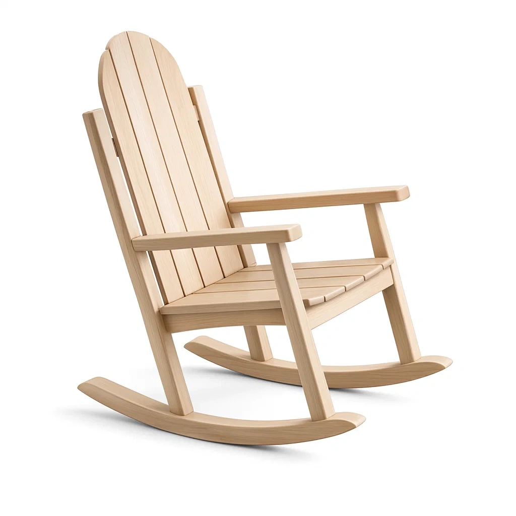 Rocking-chair en bois massif-MOBETTE