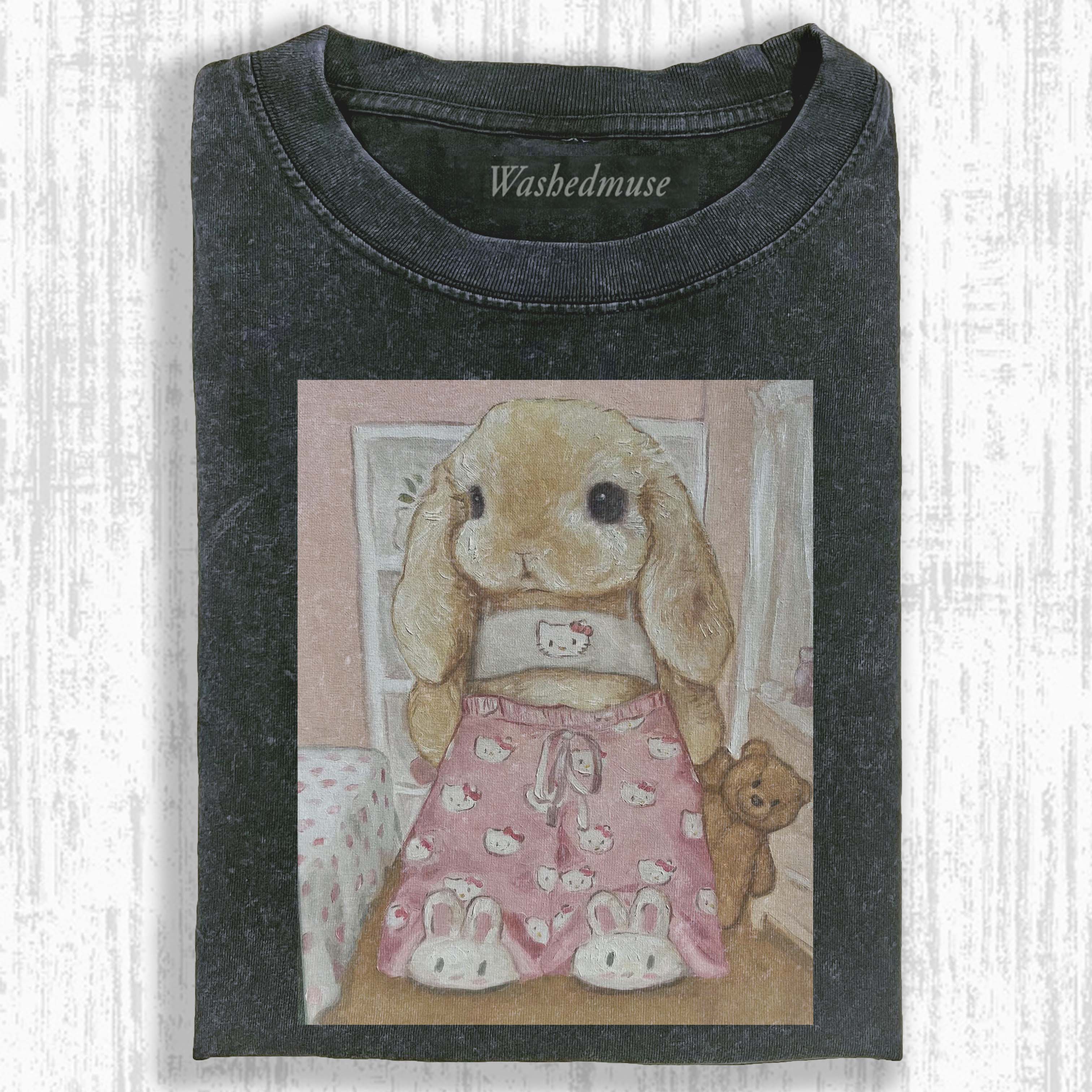STAY-AT-HOME RABBITS T-SHIRT