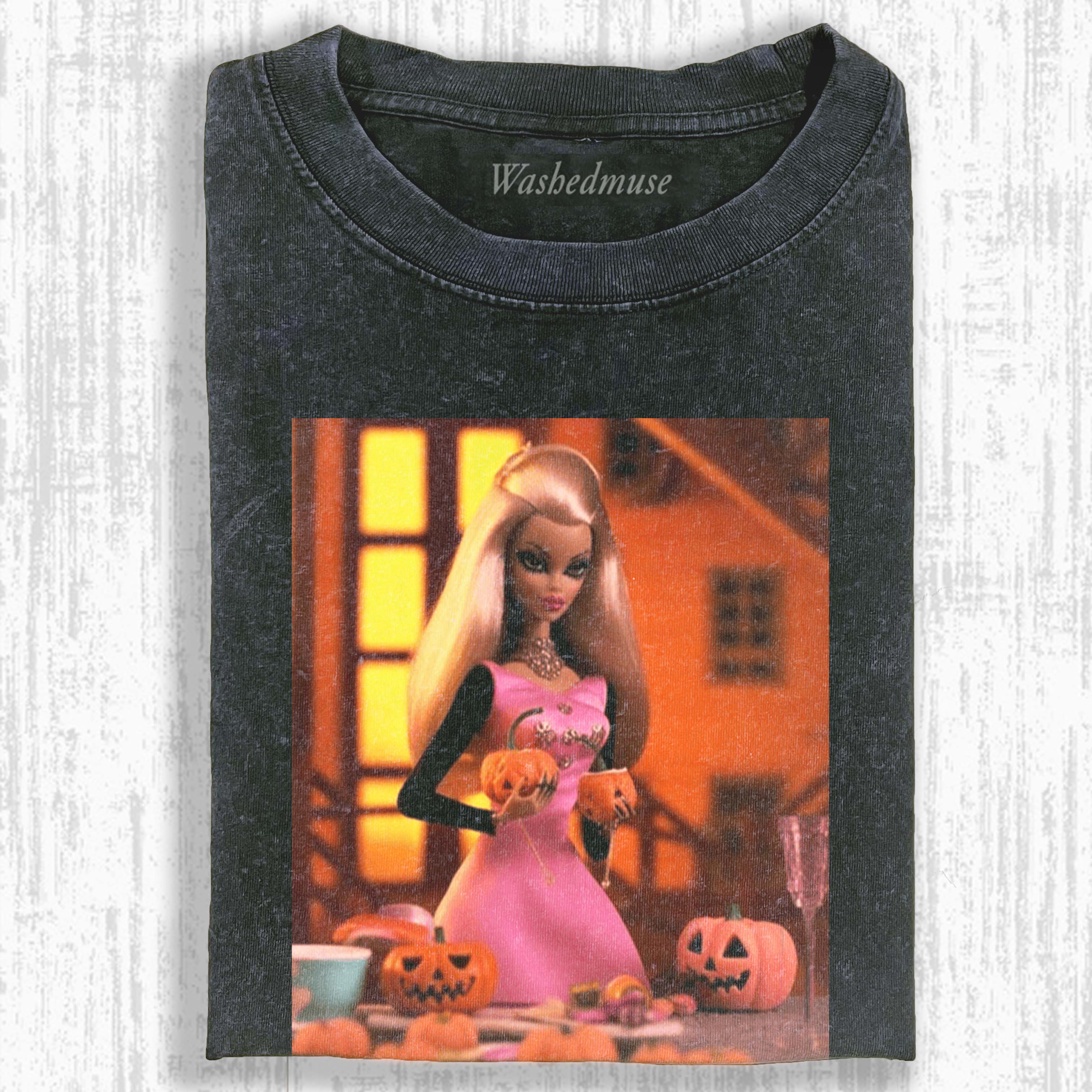 HALLOWEEN FUNNY BARBIE T-SHIRT