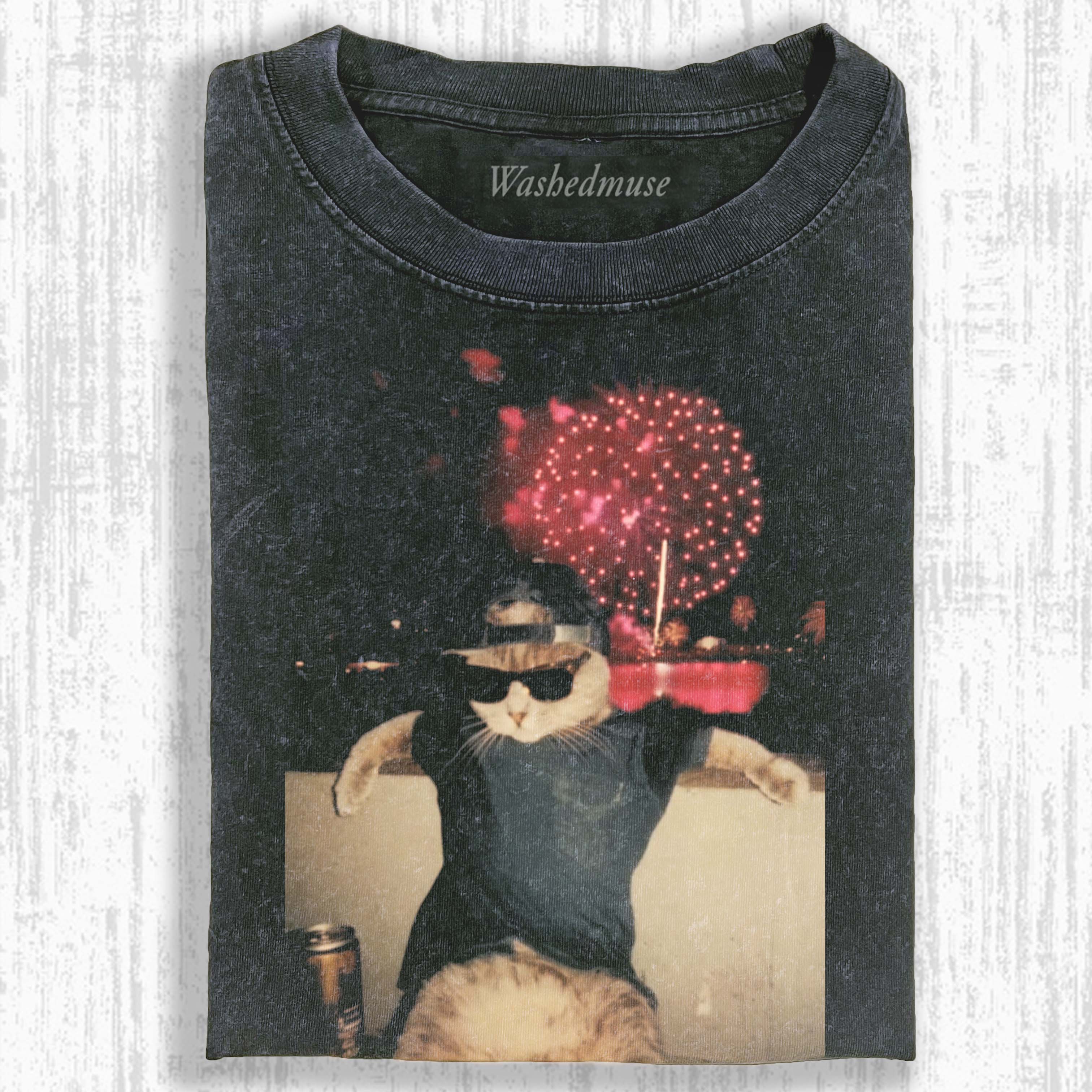 WACKY CAT  T-SHIRT