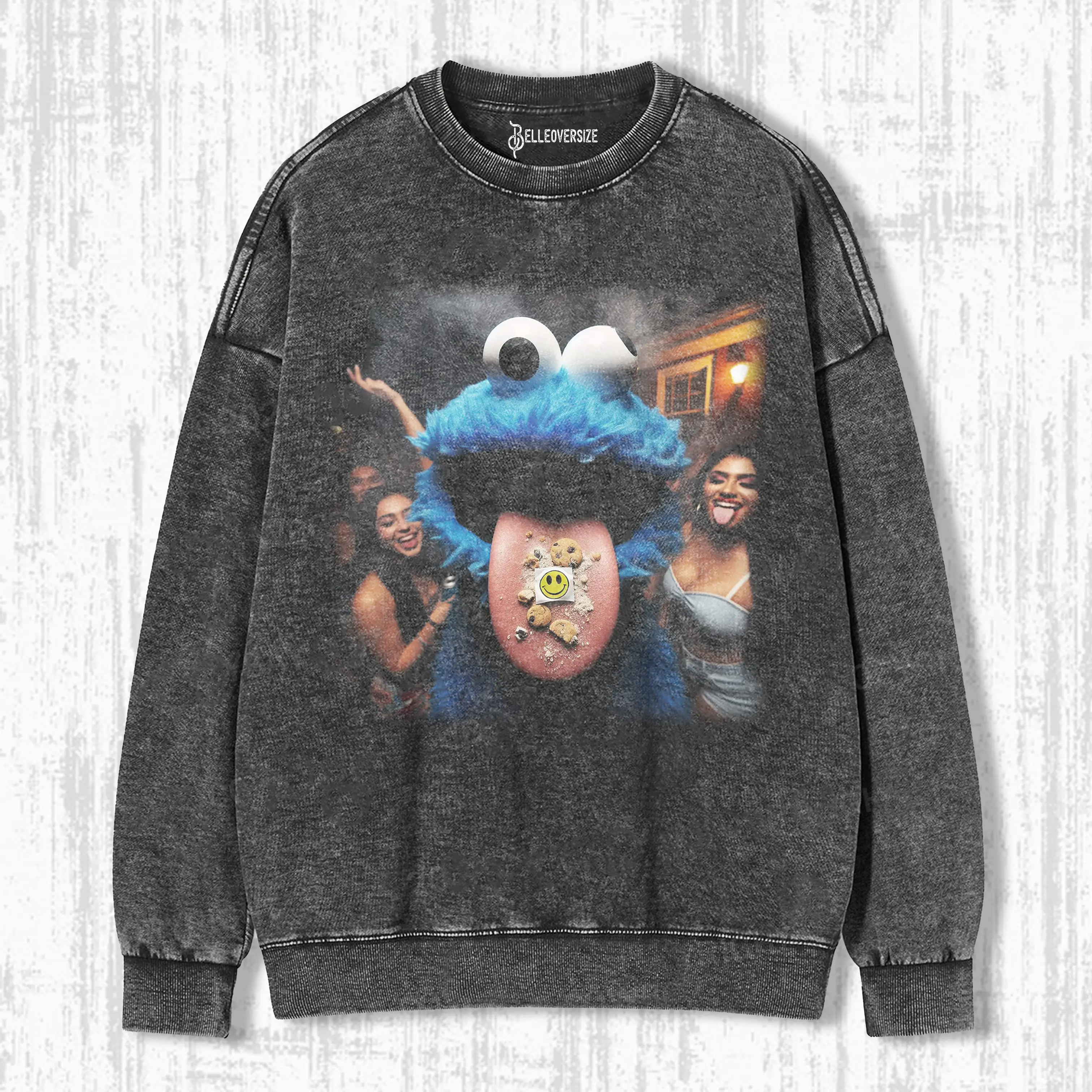 COOKIE MONSTER SWEATSHIRTS
