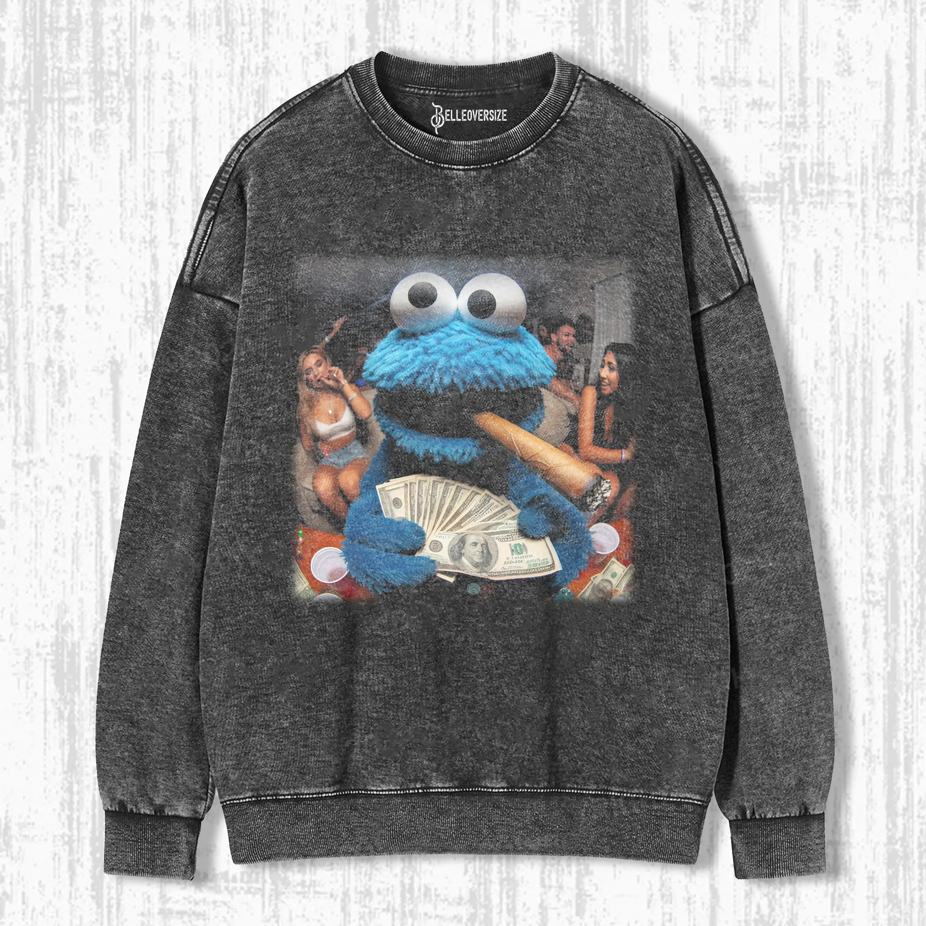 COOKIE MONSTER SWEATSHIRTS