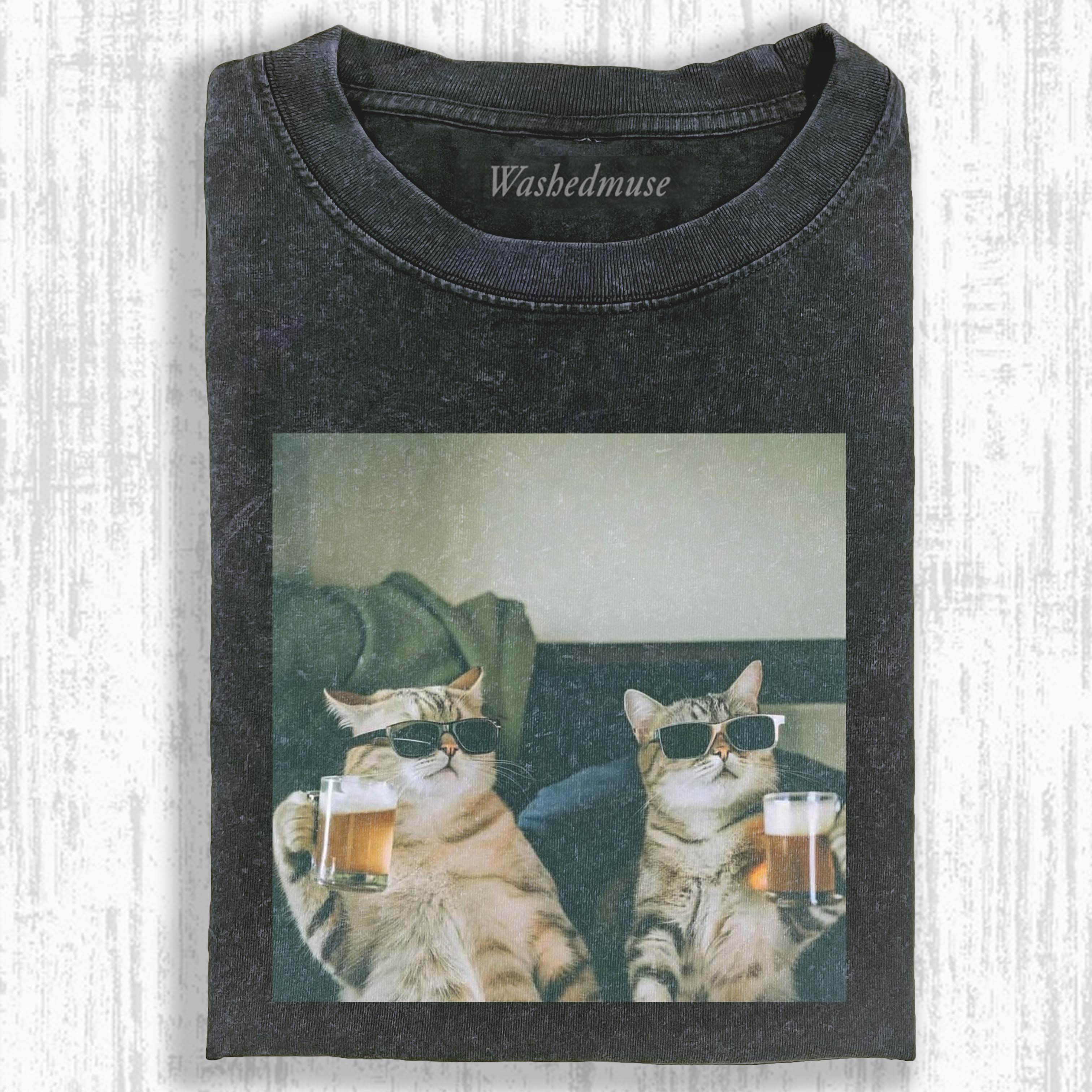 WACKY CAT  T-SHIRT