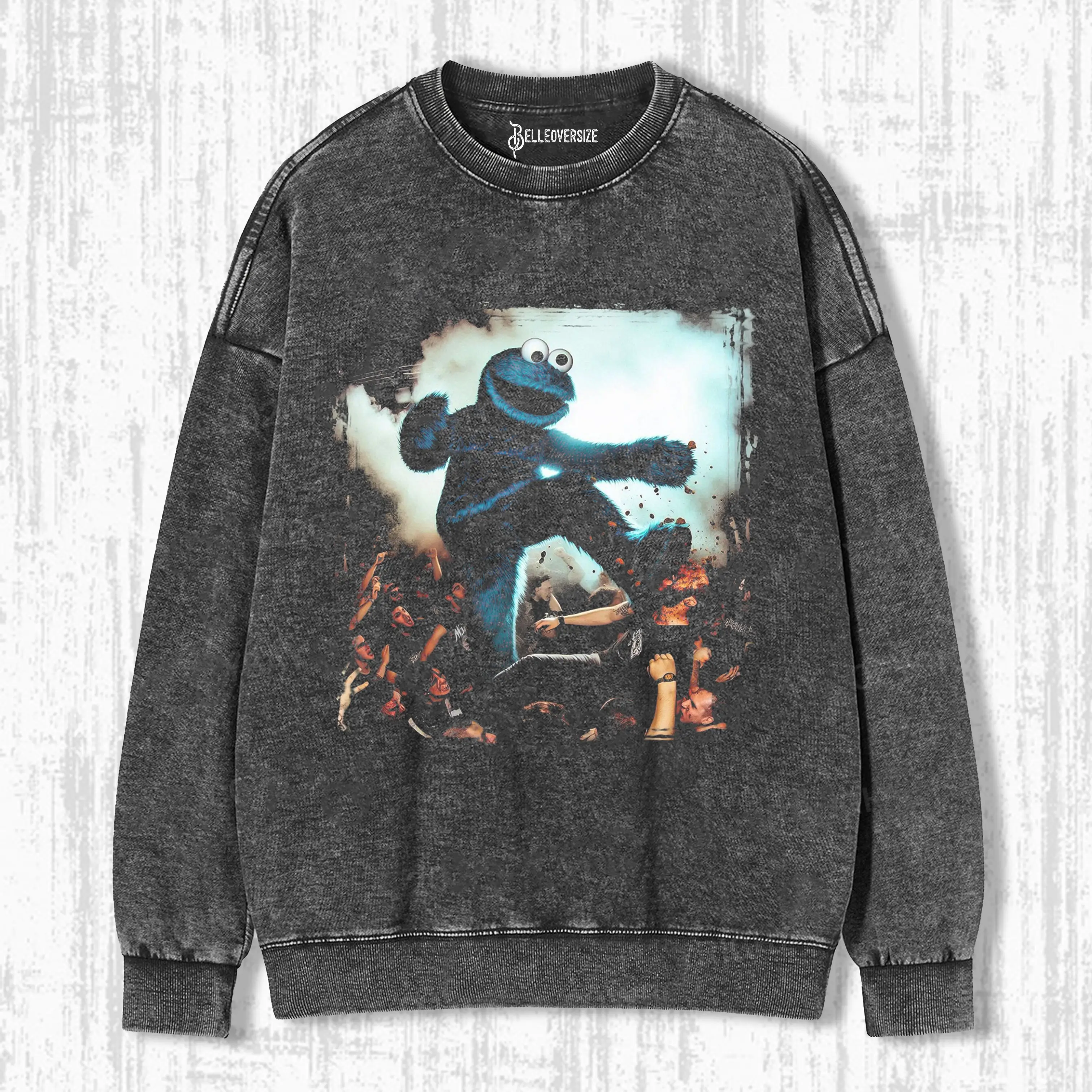 COOKIE MONSTER SWEATSHIRTS