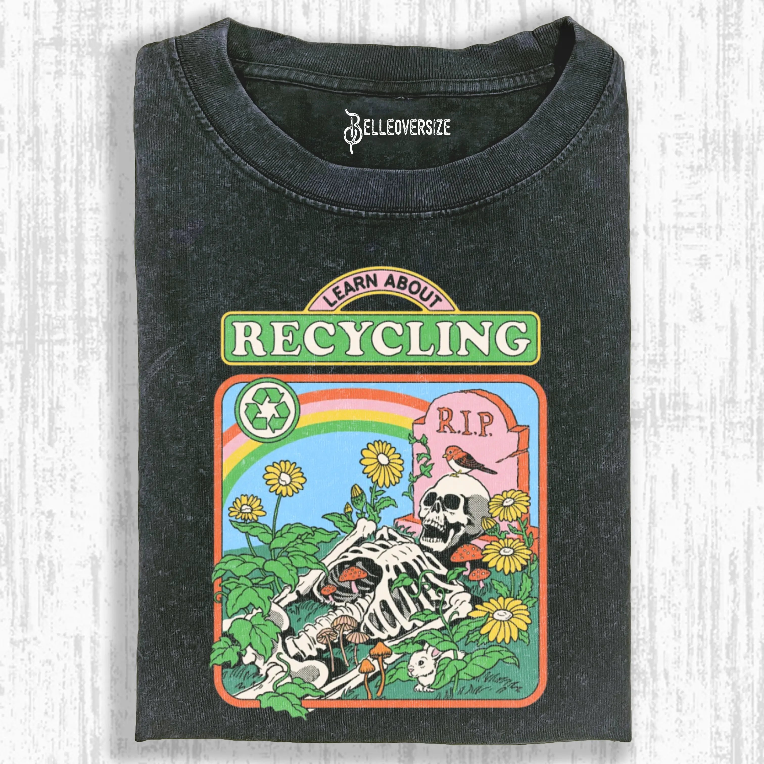 LEARN ABOUT RECYCLING  T-SHIRT
