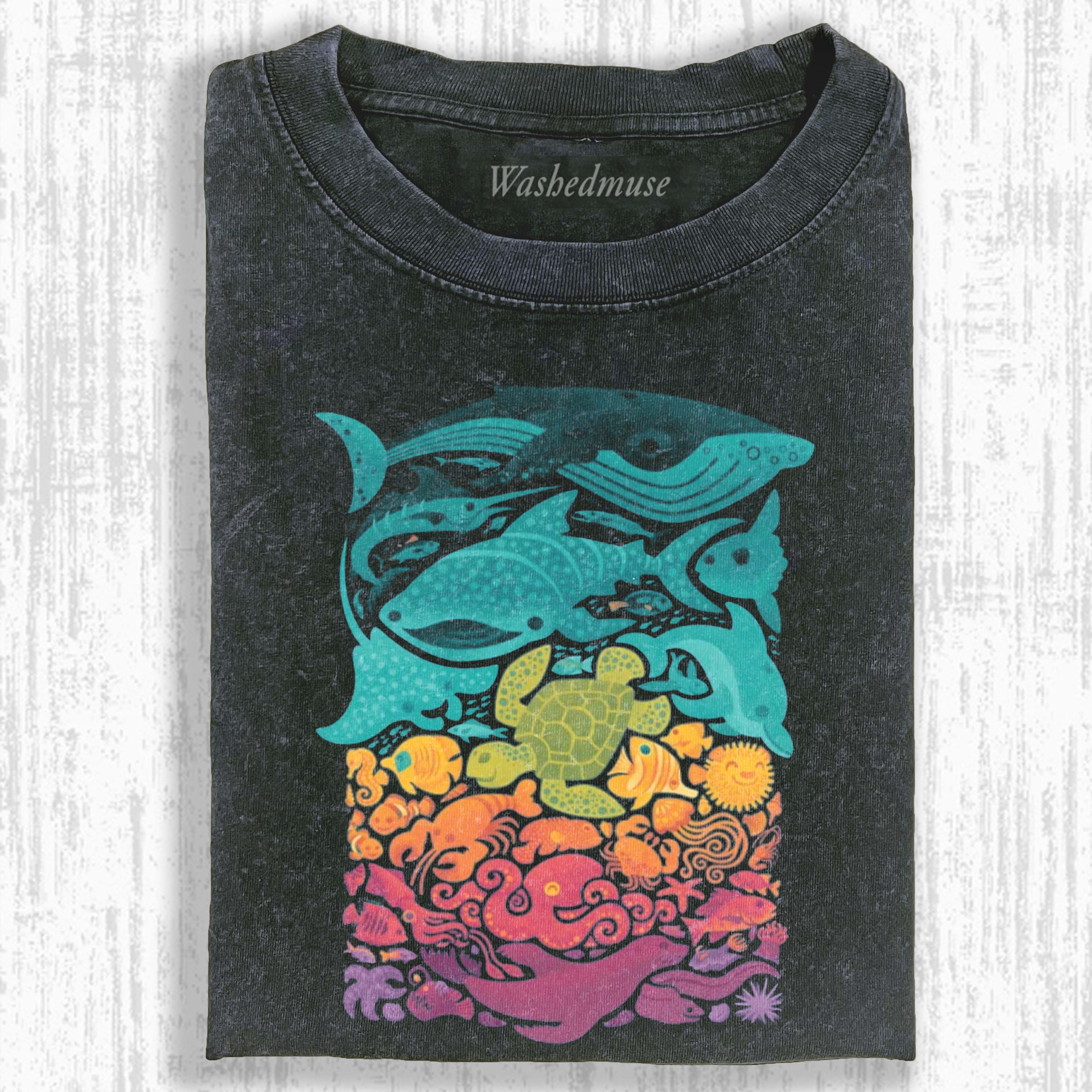 AQUATIC SPECTRUM  T-SHIRT