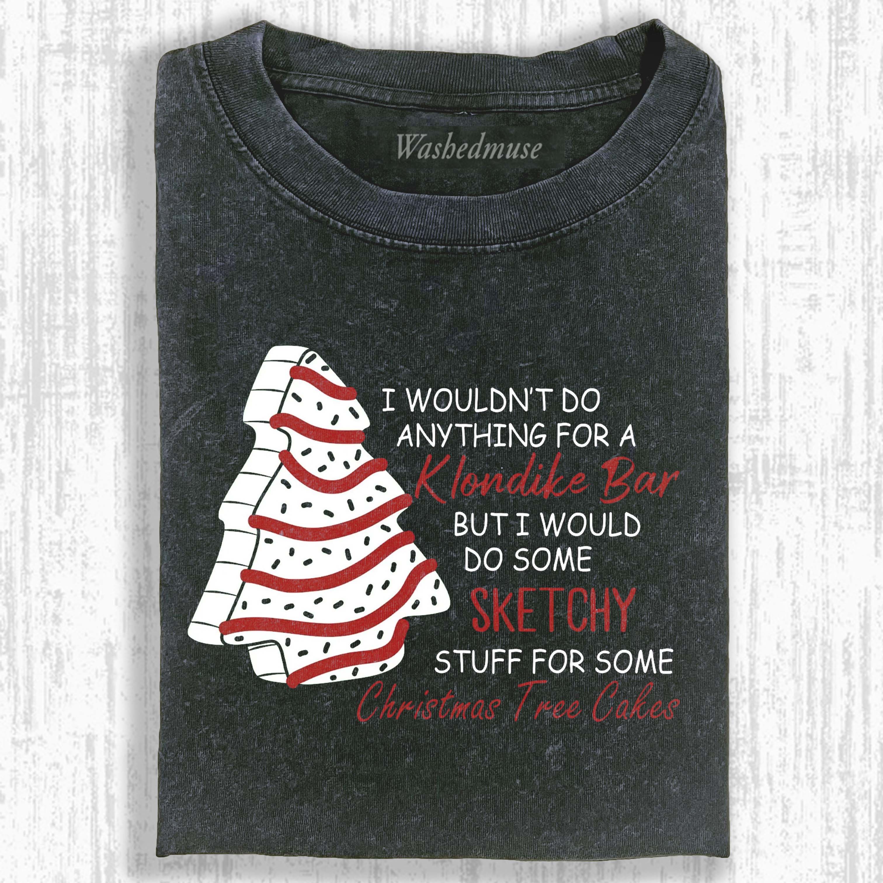 CHRISTMAS TREE CAKE  T-SHIRT