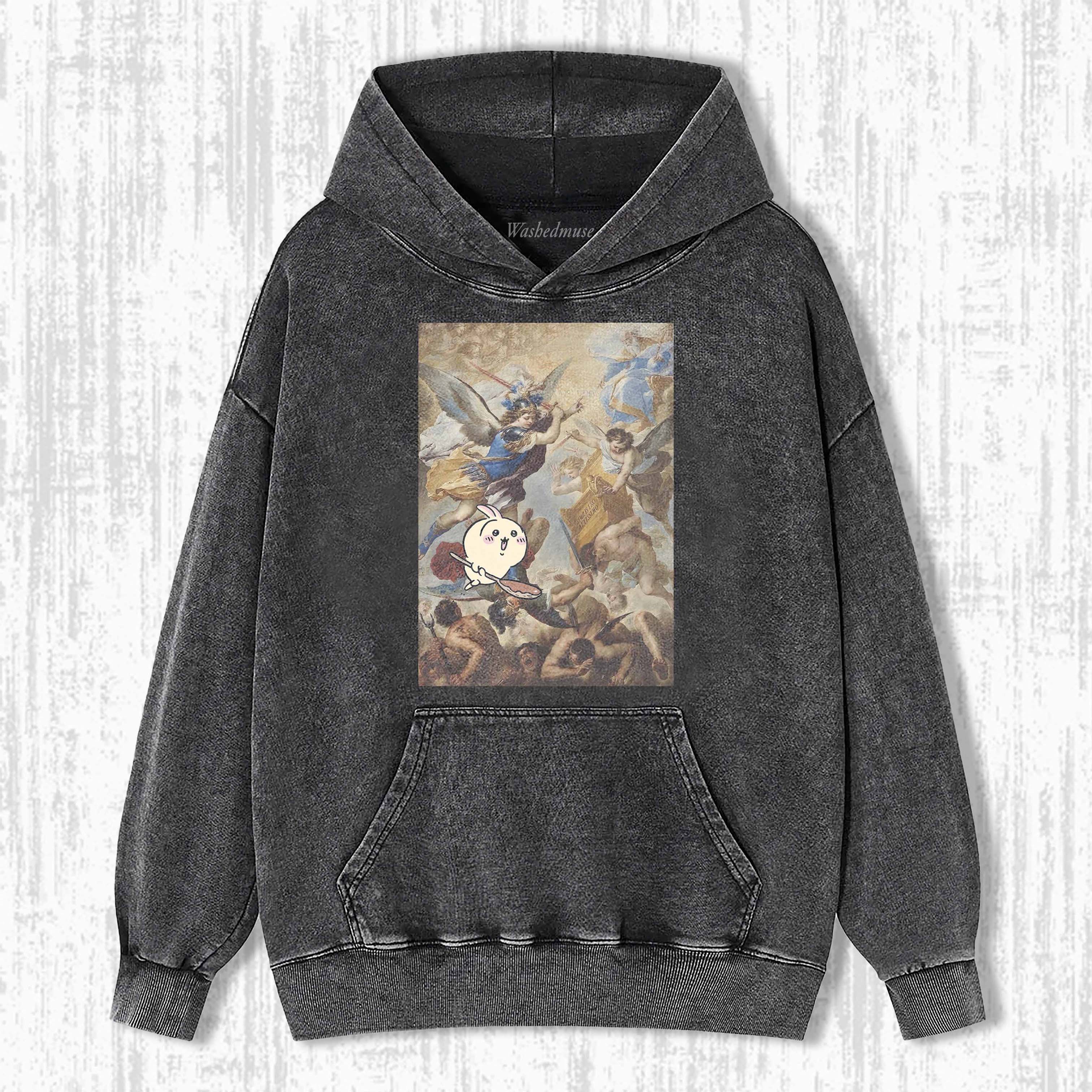 CLASSIC ART BATTLE BUNNY HOODIE