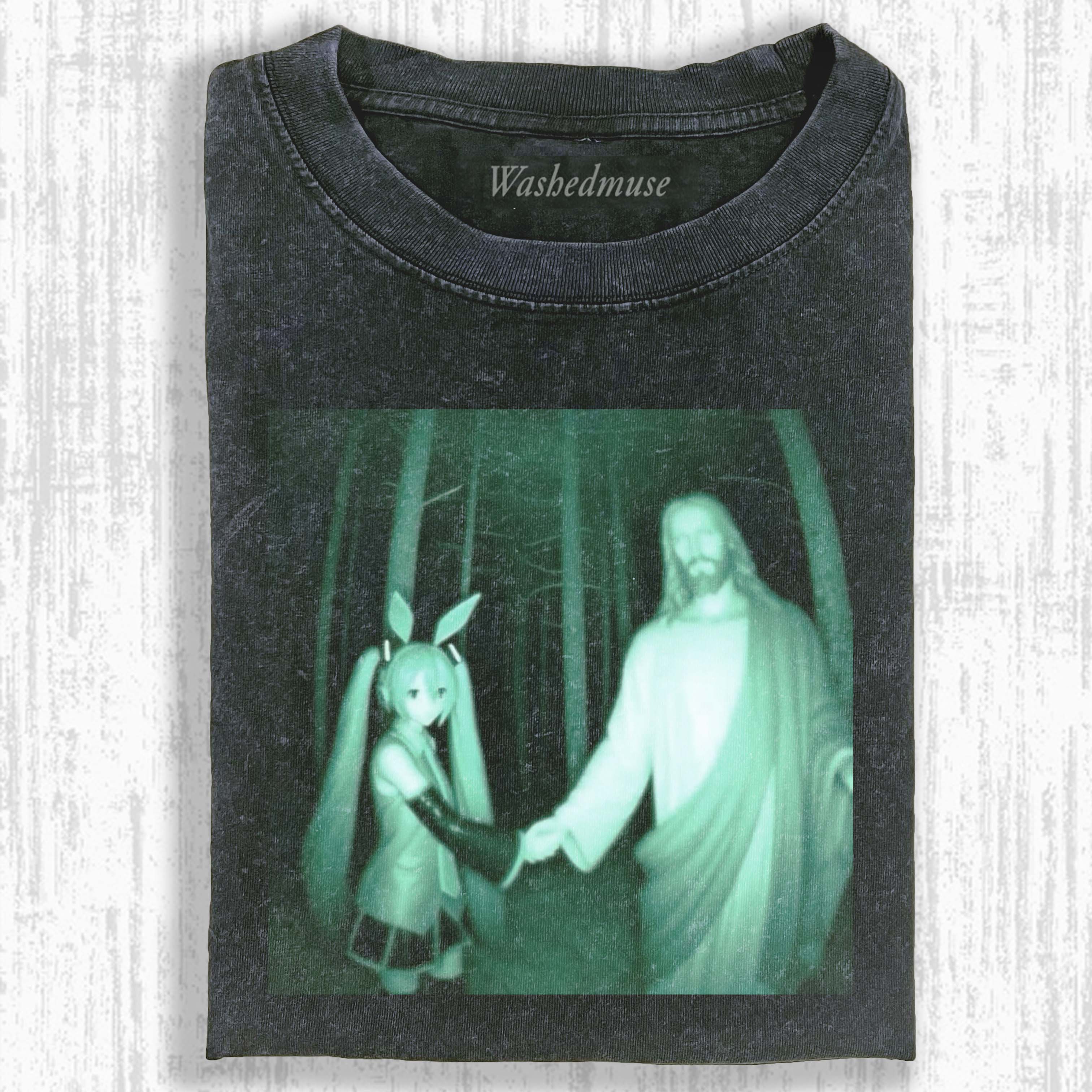 HATSUNE MIKU & JESUS T-SHIRT
