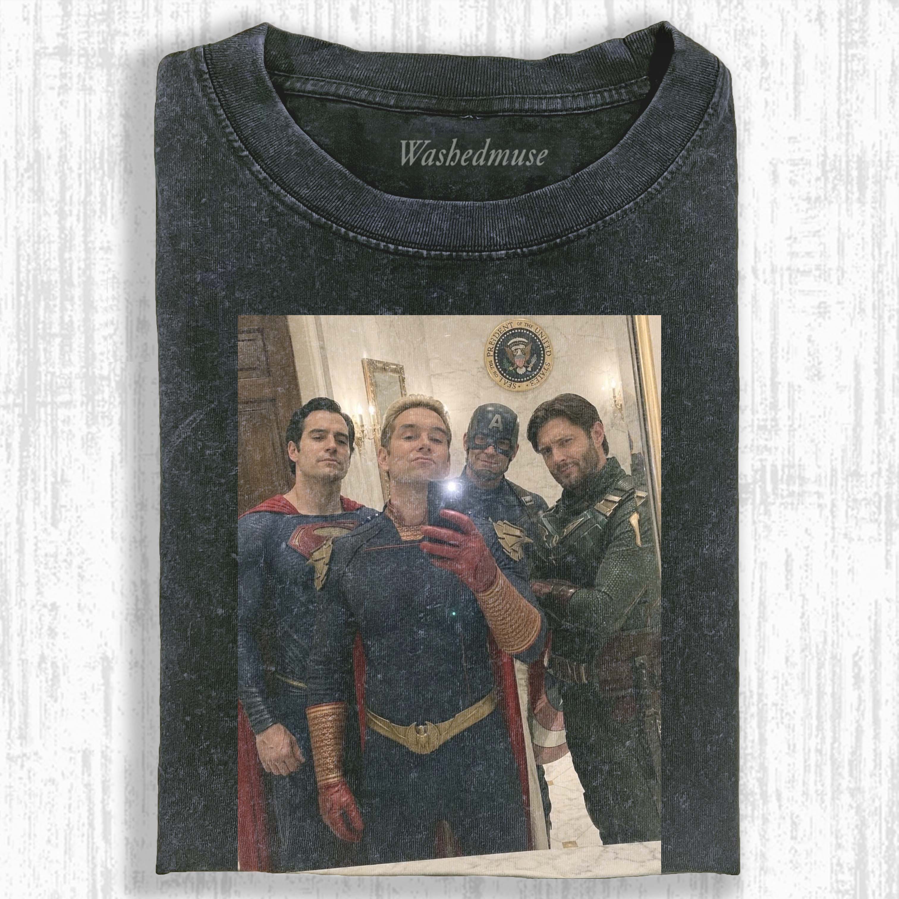 HERO GROUP SELFIE T-SHIRT
