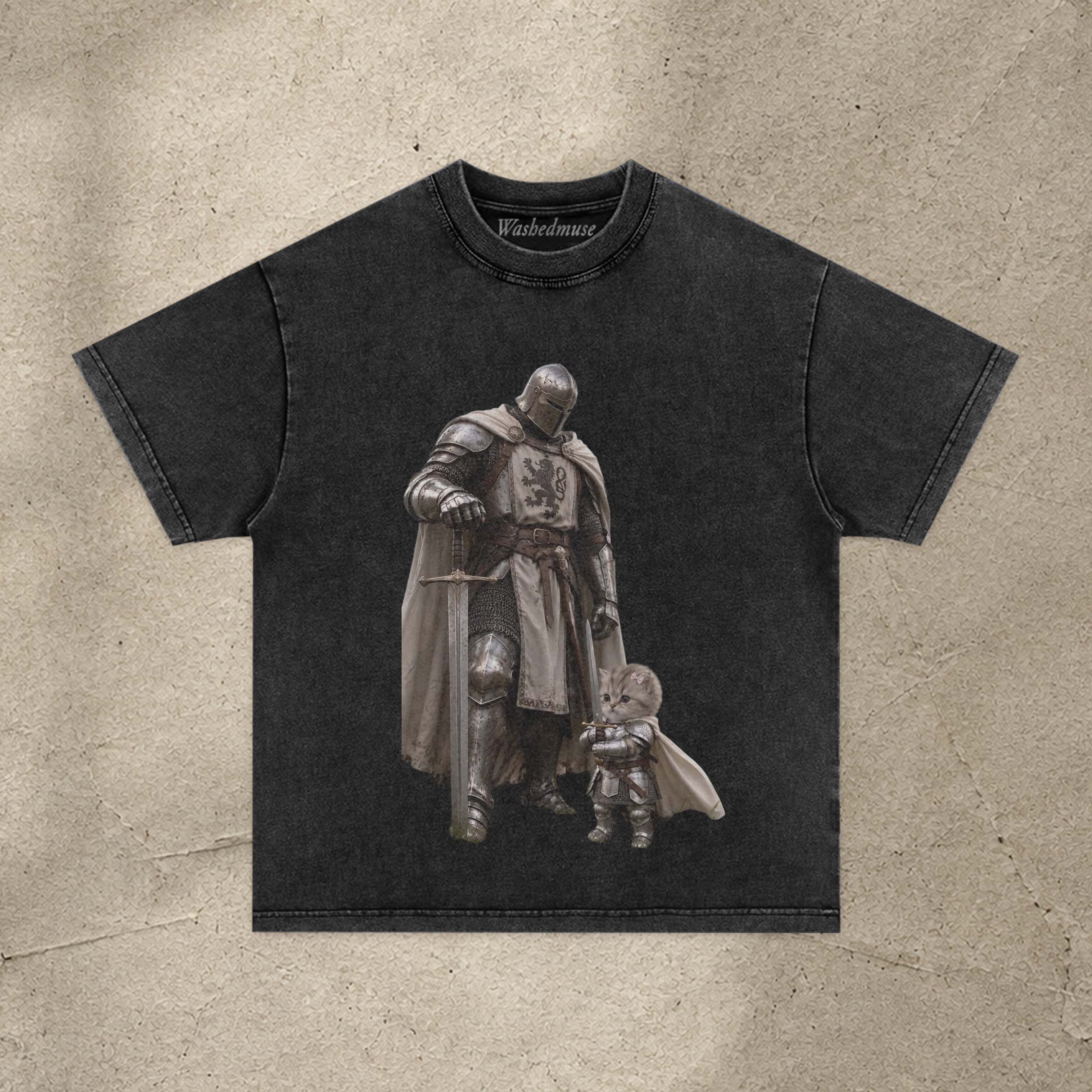 LITTLE CAT KNIGHT T-SHIRT