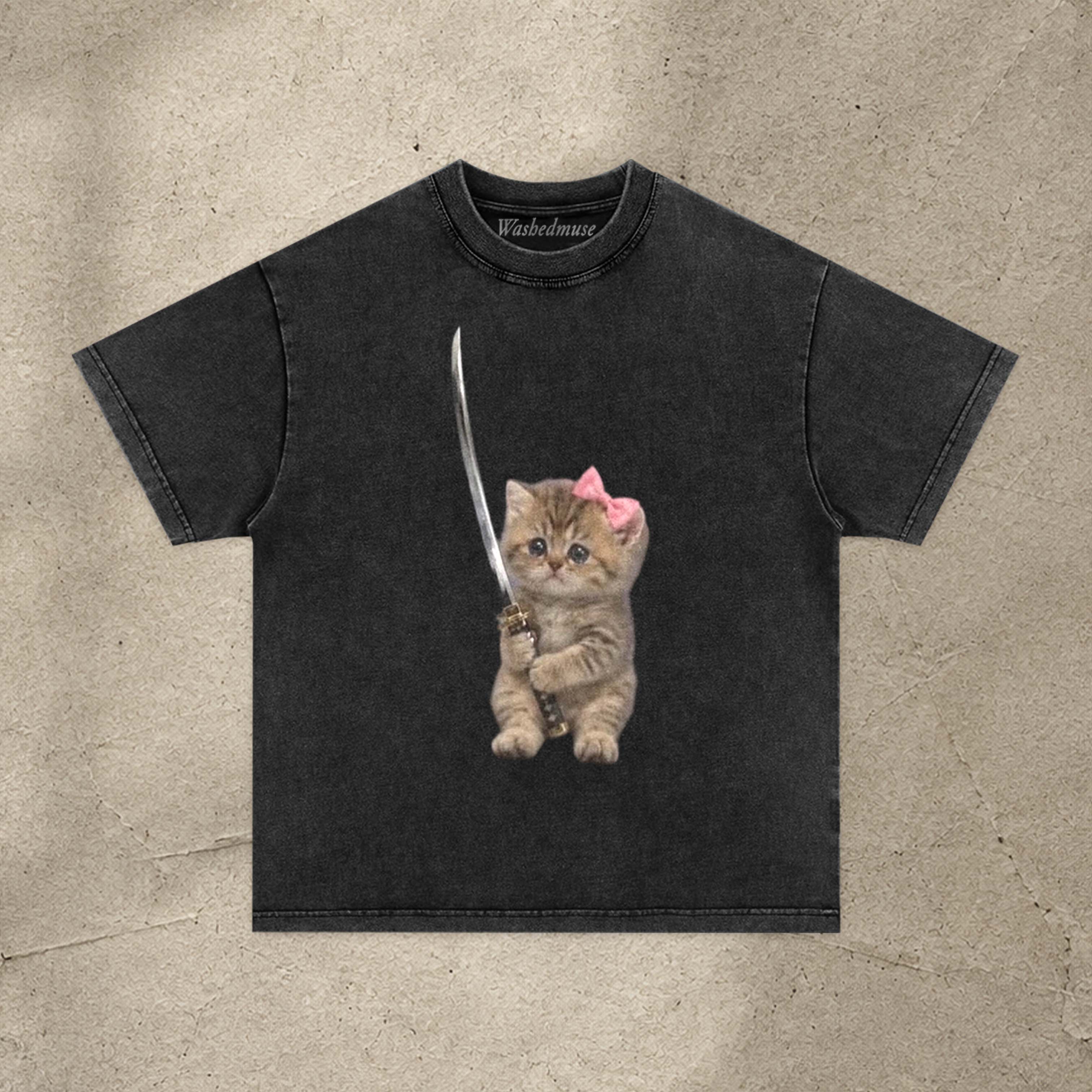 LITTLE CAT KNIGHT T-SHIRT
