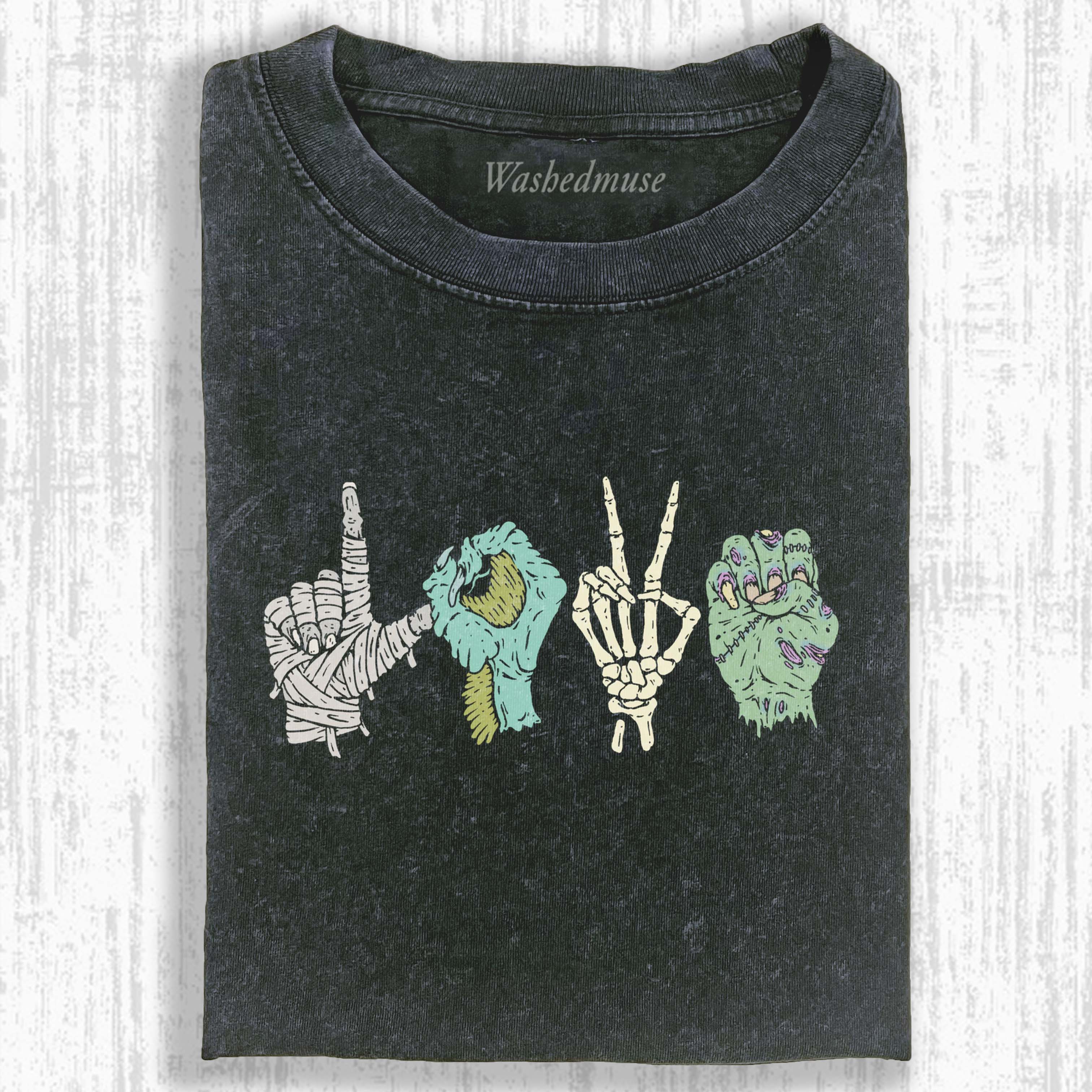 MONSTER LOVE SIGN LANGUAGE T-SHIRT