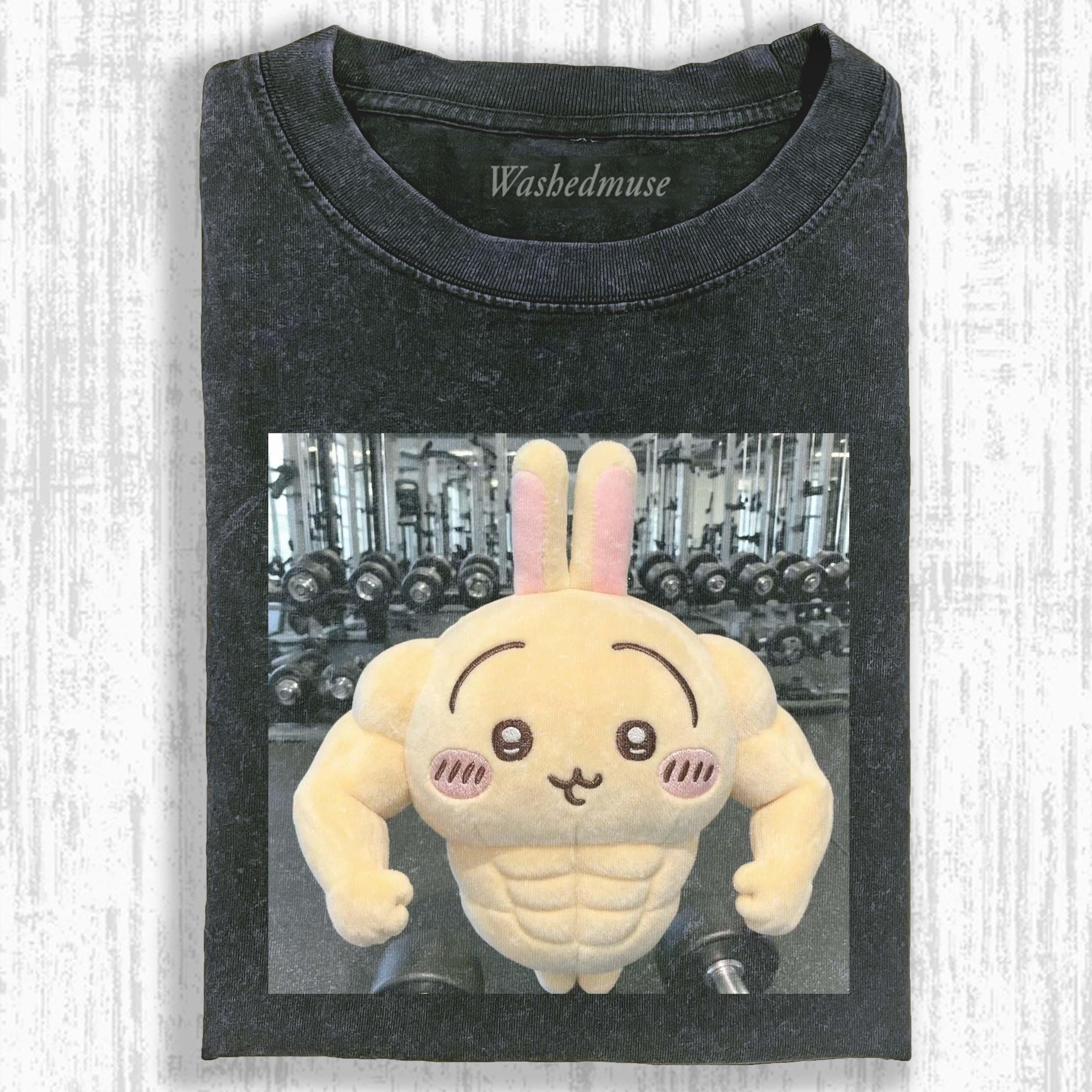 MUSCLE BUNNY T-SHIRT