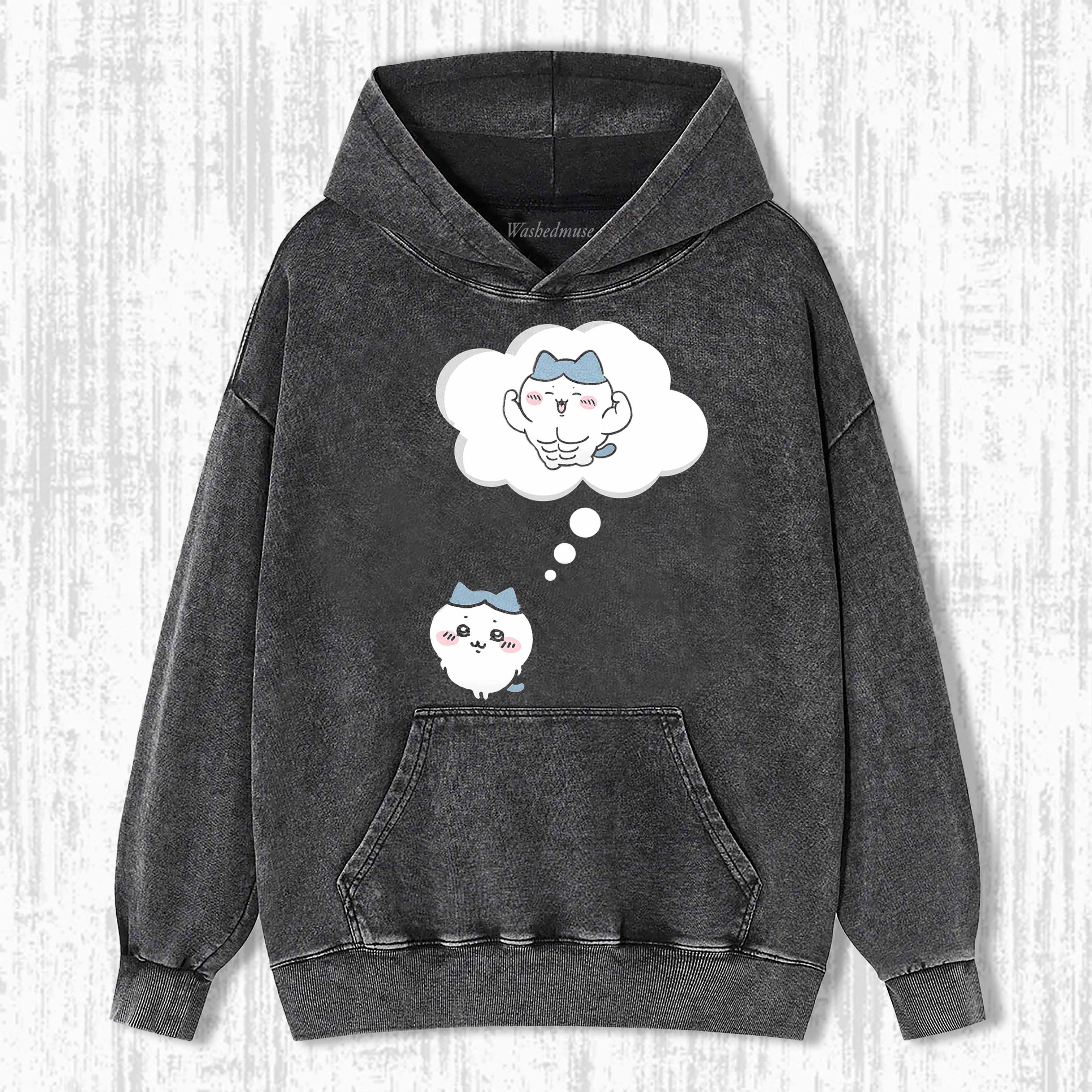 MUSCLE DREAM CAT HOODIE