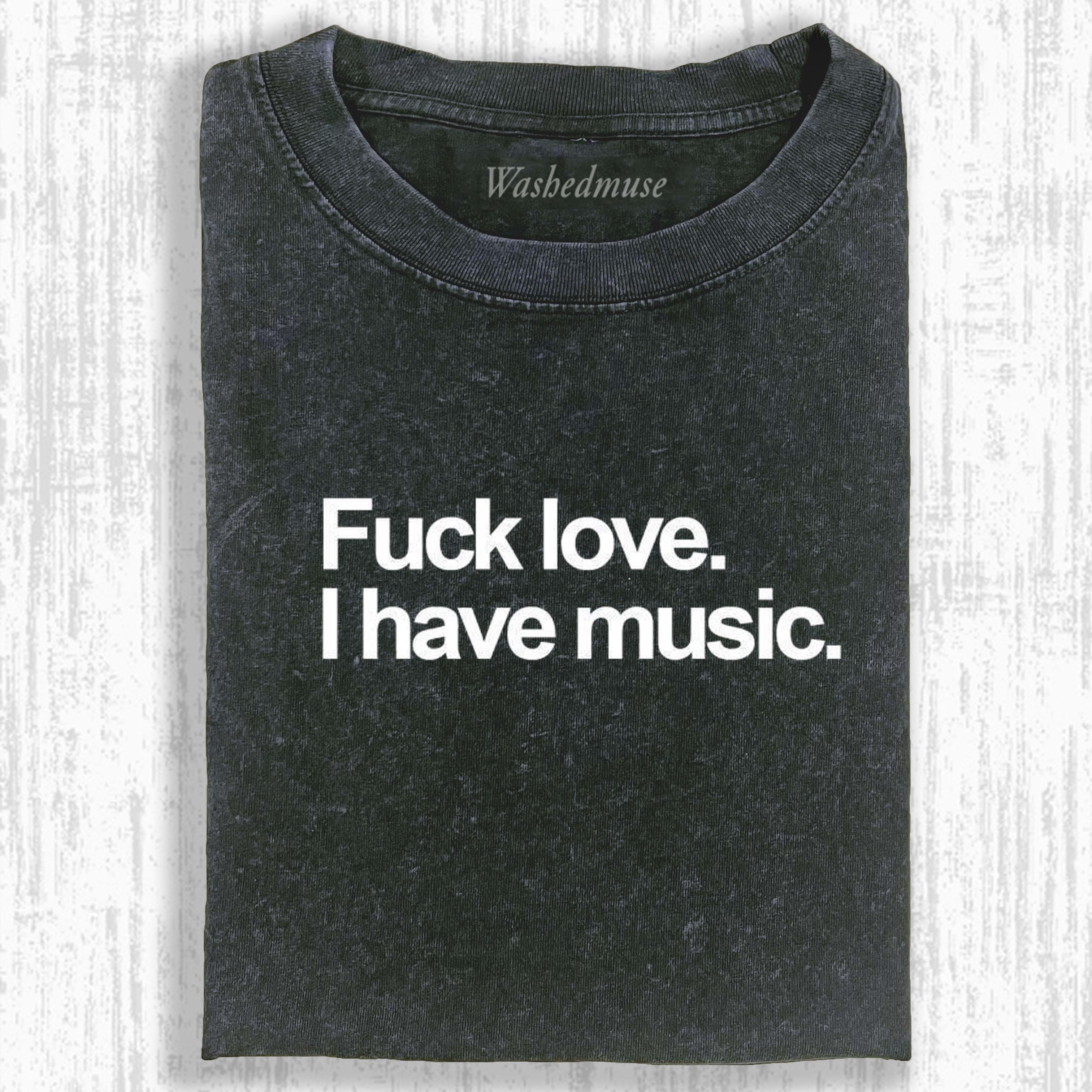 MUSIC OVER EVERYTHING T-SHIRT