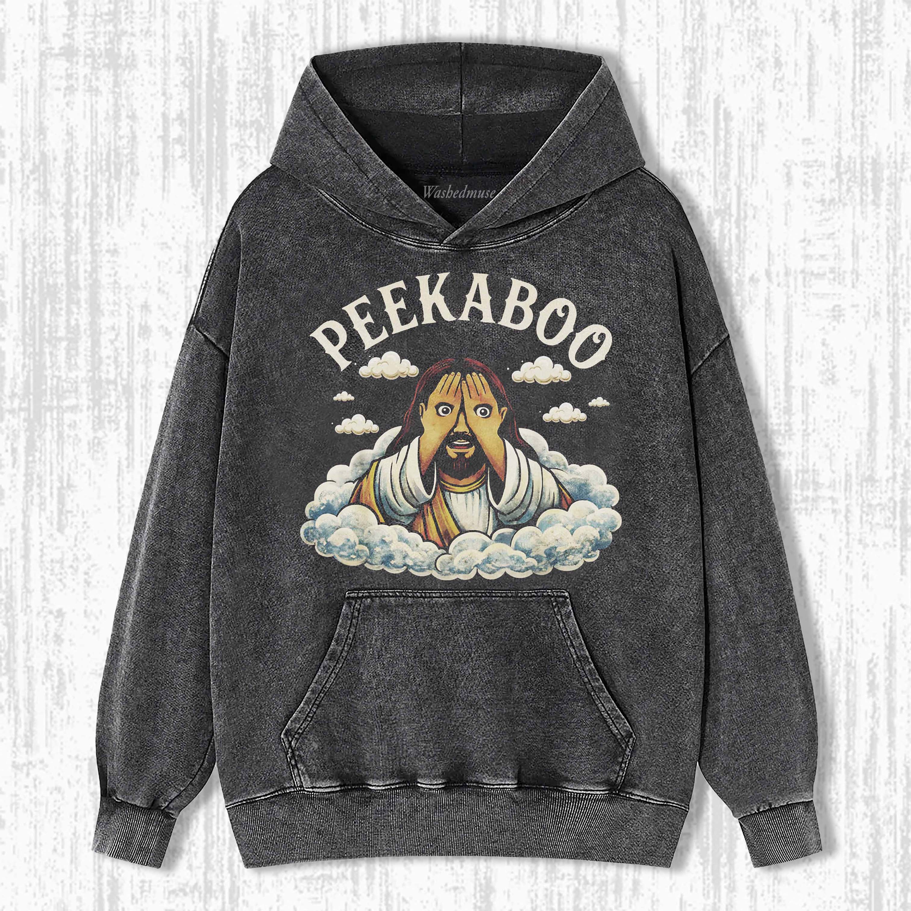 PEEKABOO JESUS HOODIE